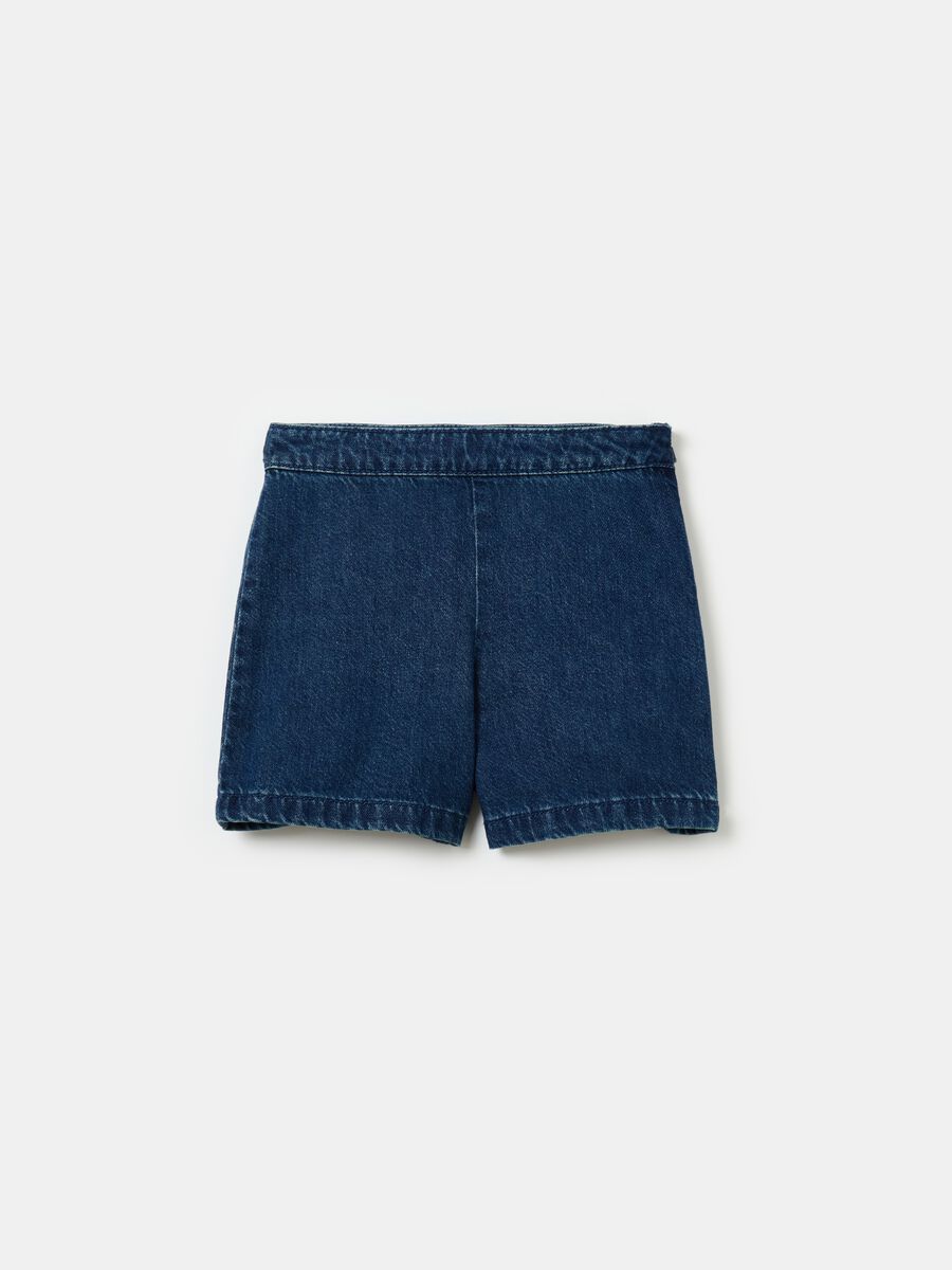 Denim Bermuda shorts with pockets_3