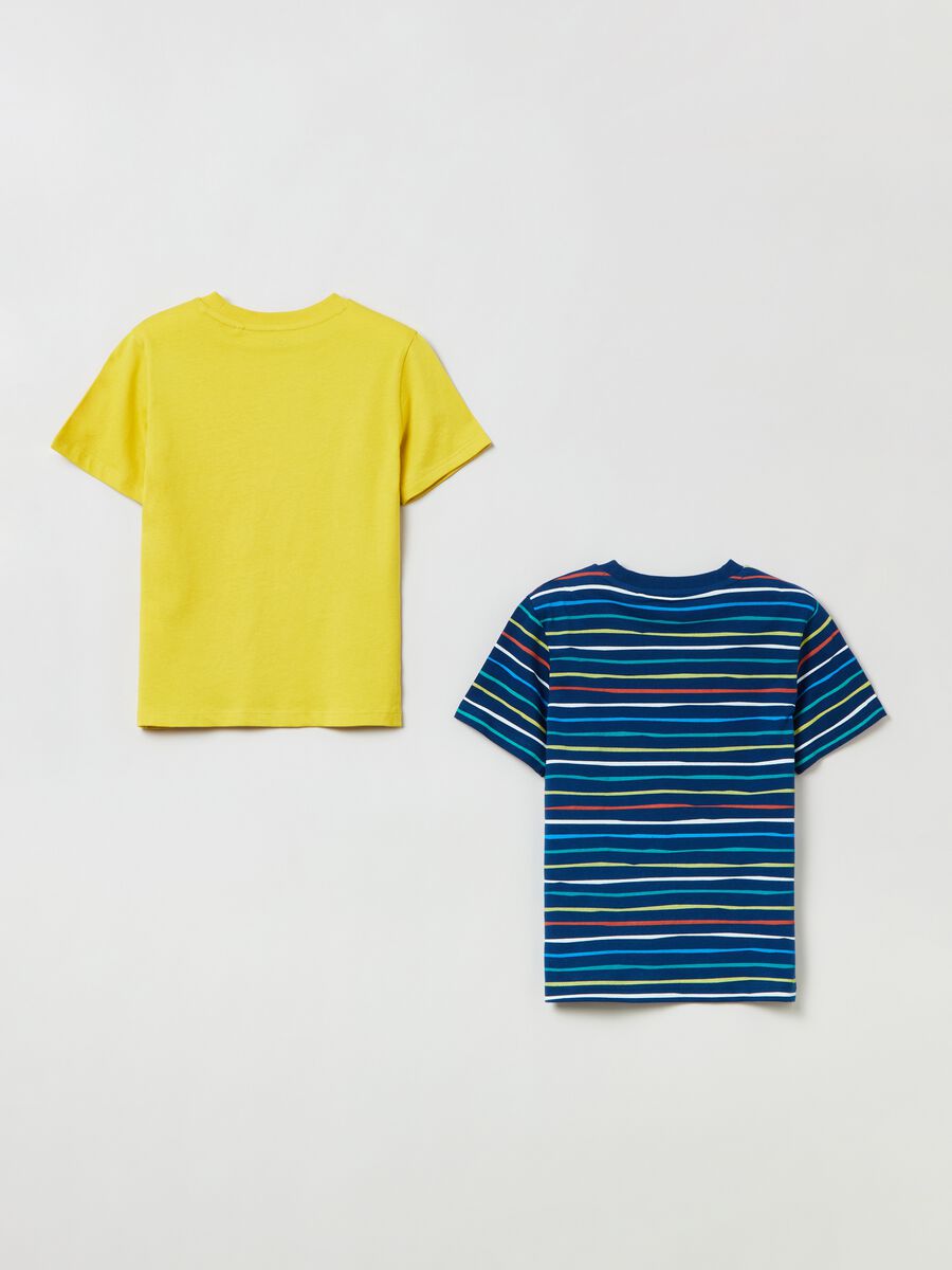 Two-pack T-shirts in cotton with print_1