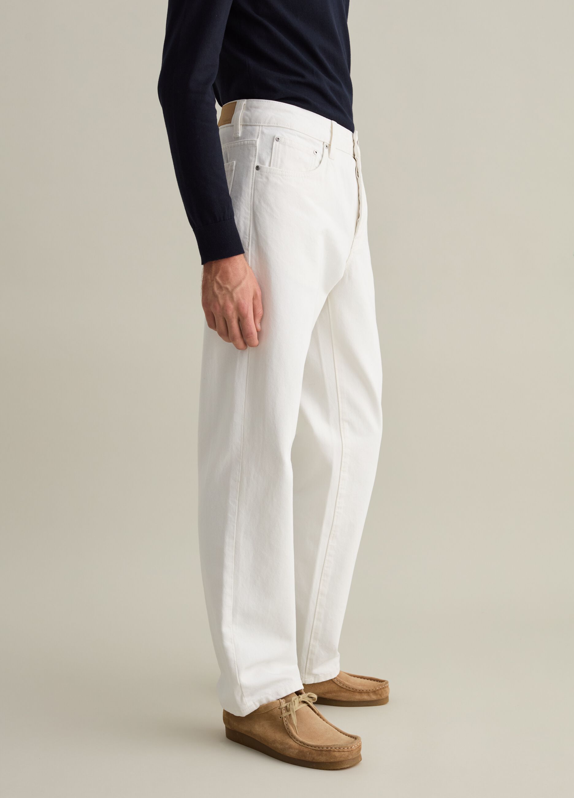 Straight-fit jeans in cotton twill