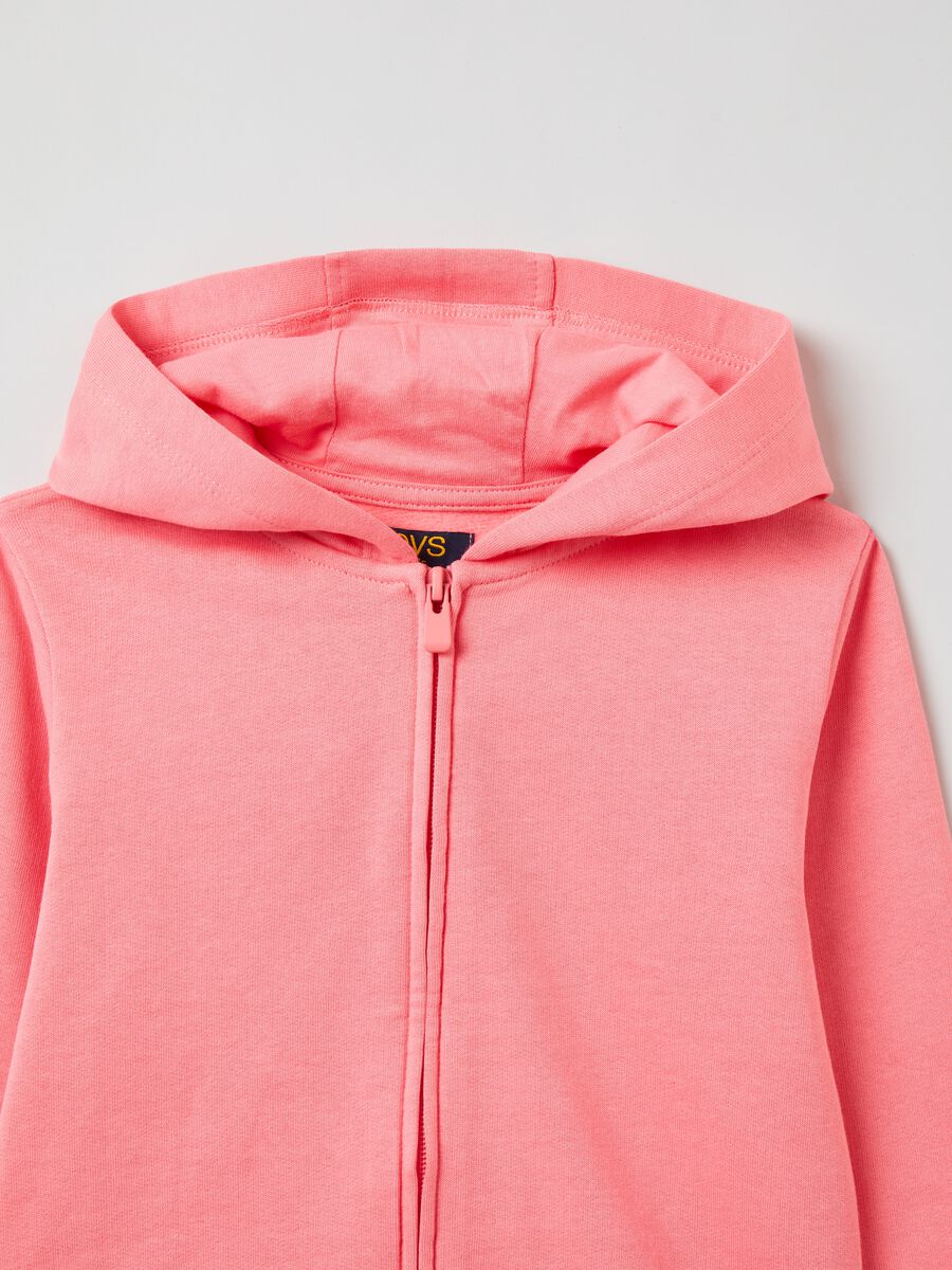 Full-zip plush hoodie_2