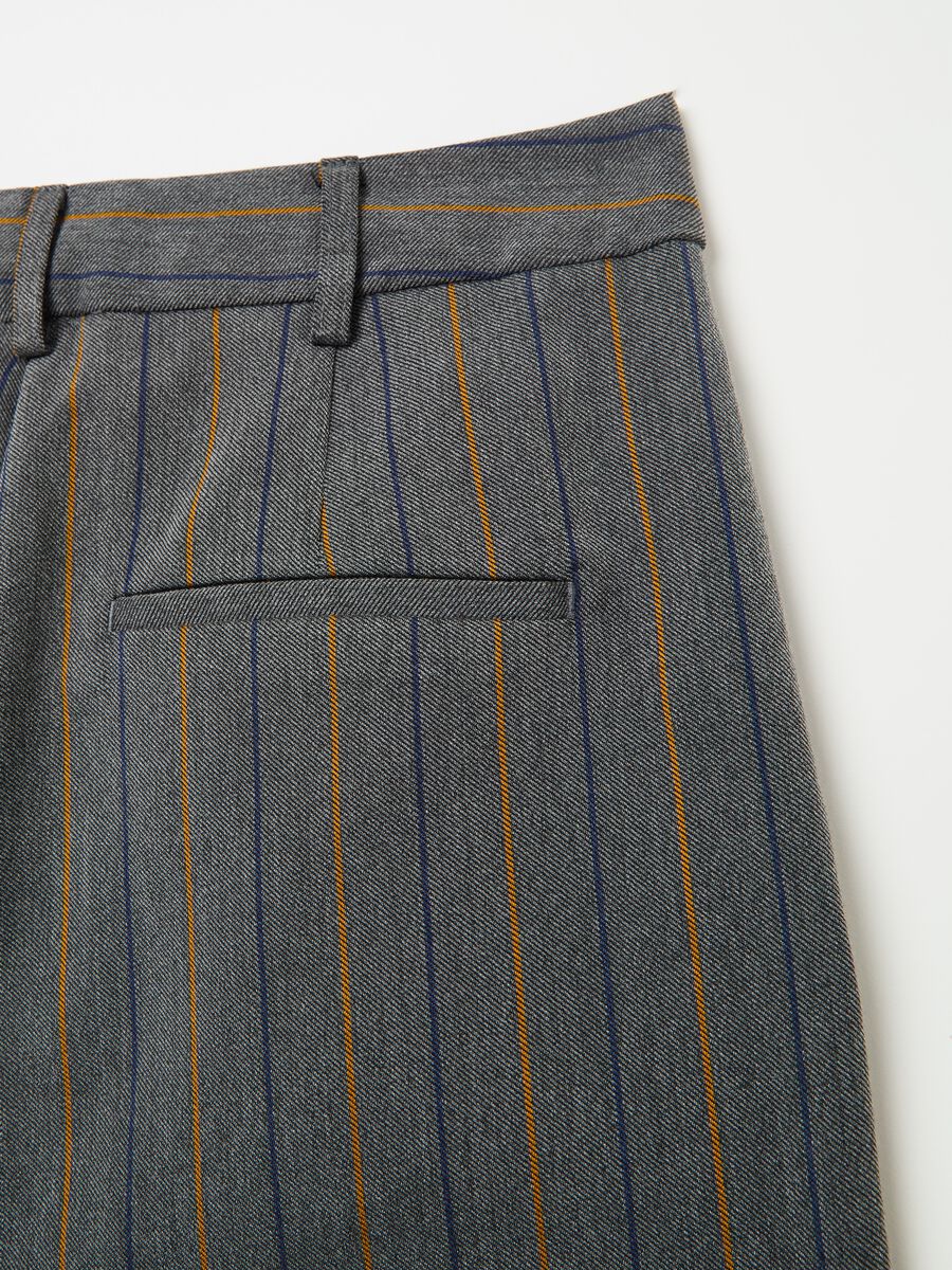 Trousers with striped pattern_5