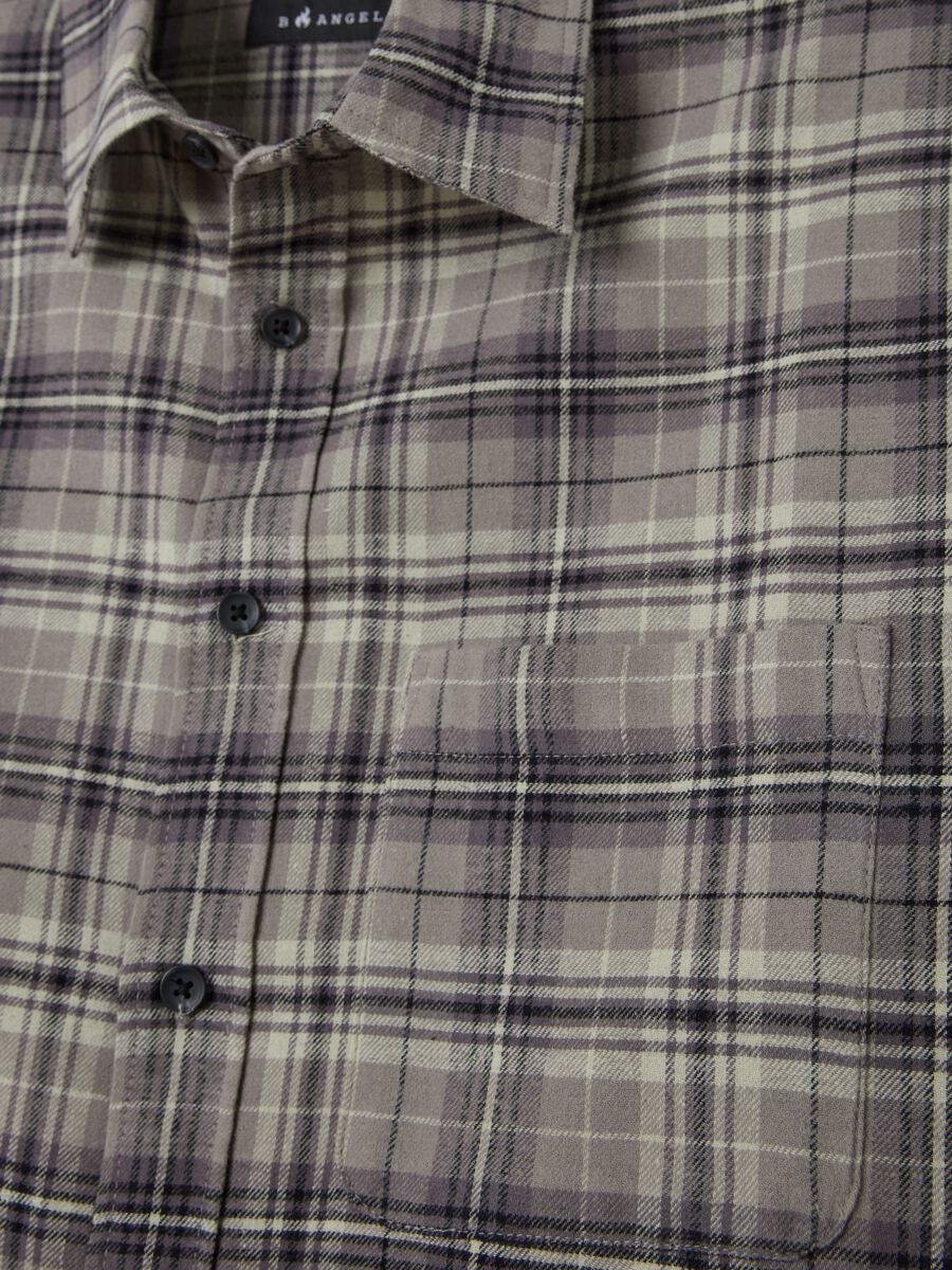 Chequered flannel shirt with pocket_5