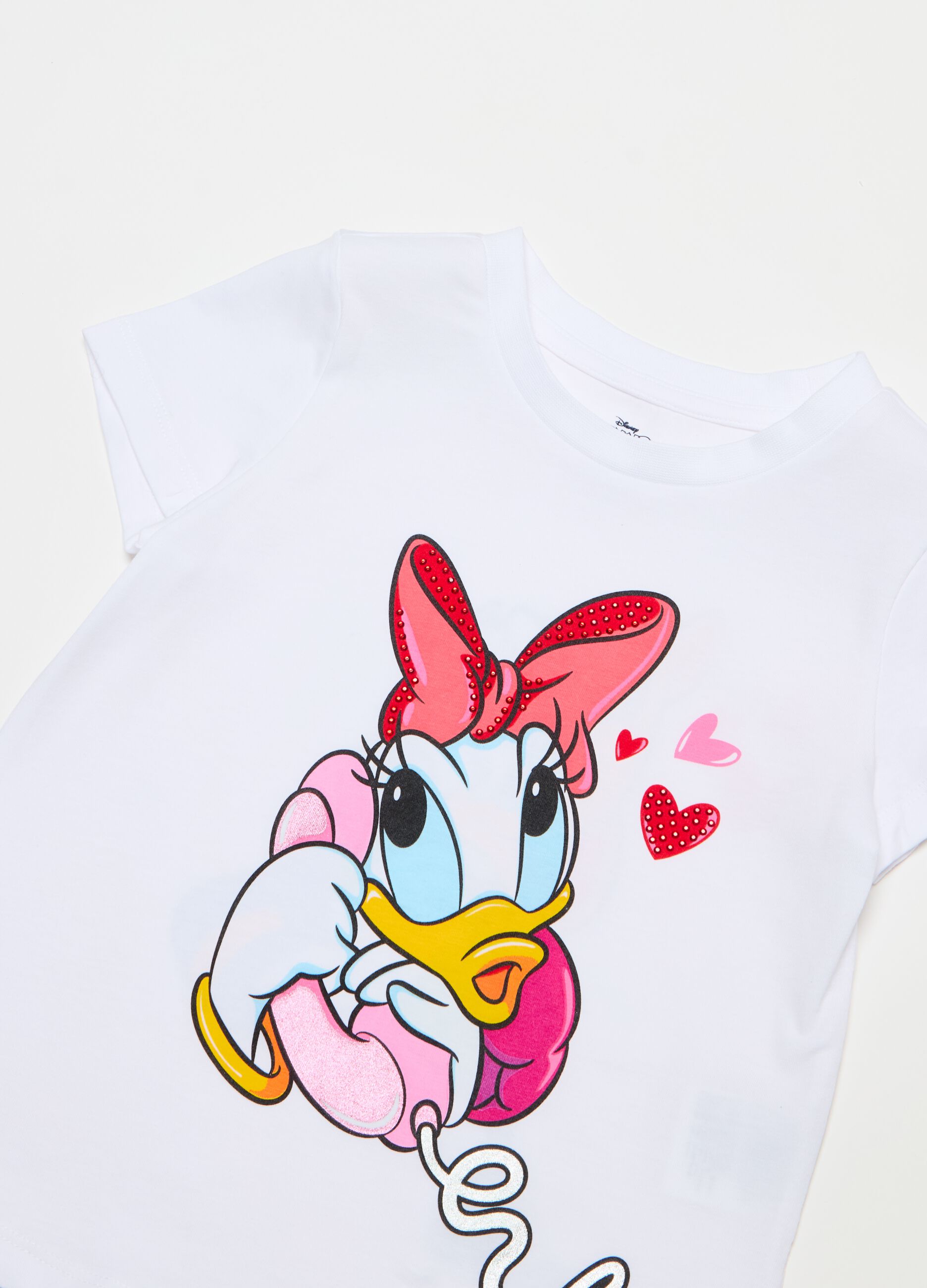 T-shirt with Daisy and Donald Duck print