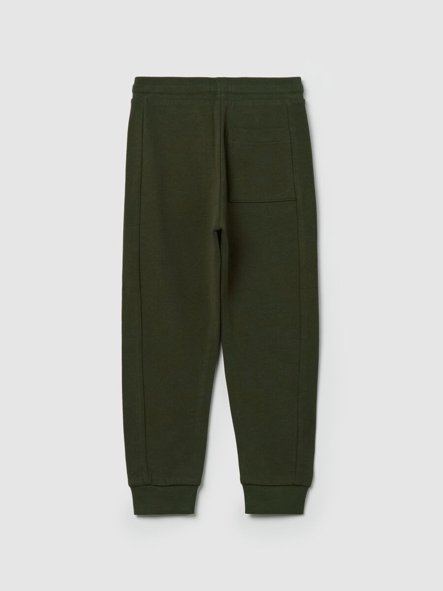 Plush joggers with drawstring_1