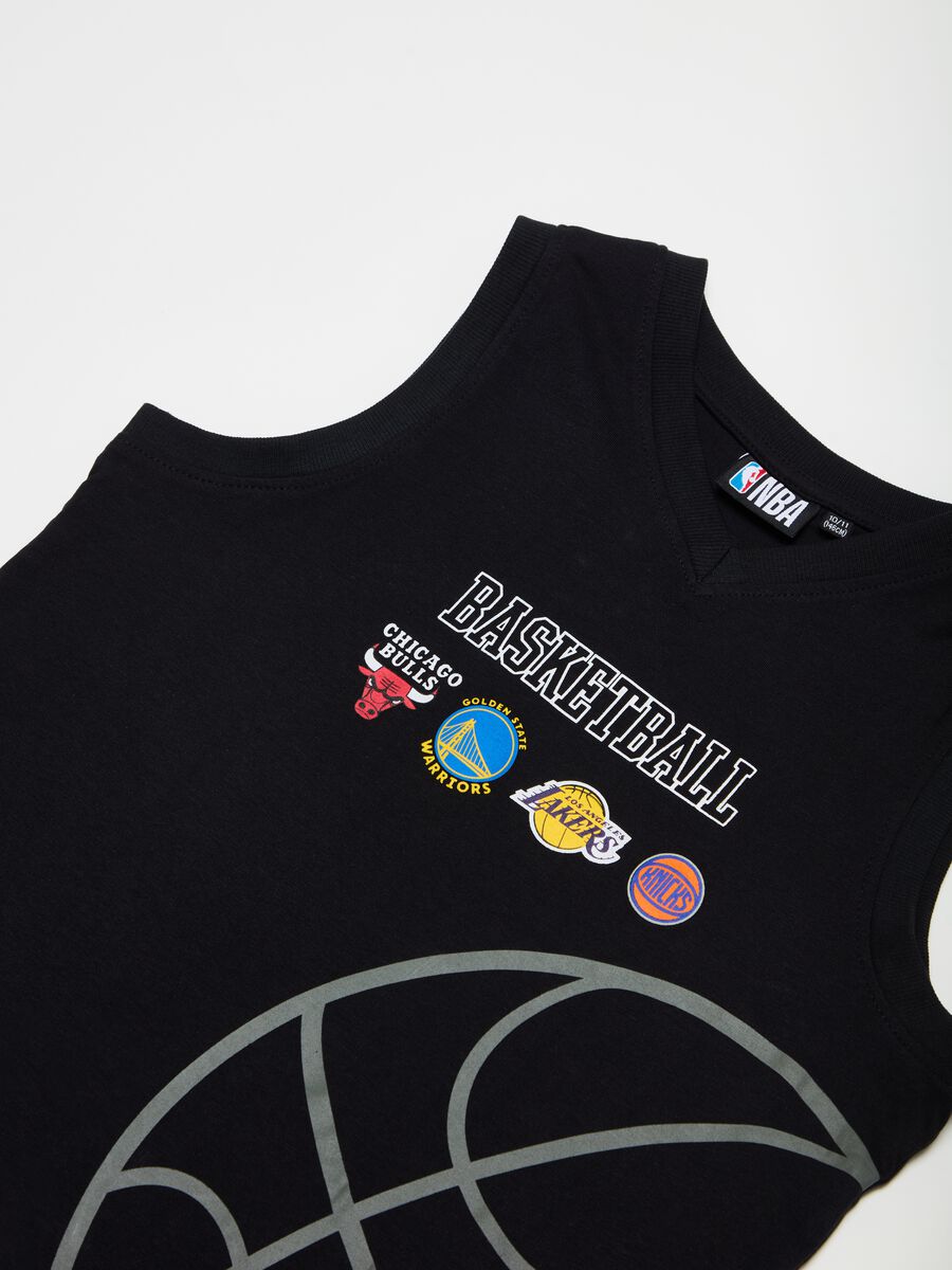 Tank top with NBA teams logos print_2