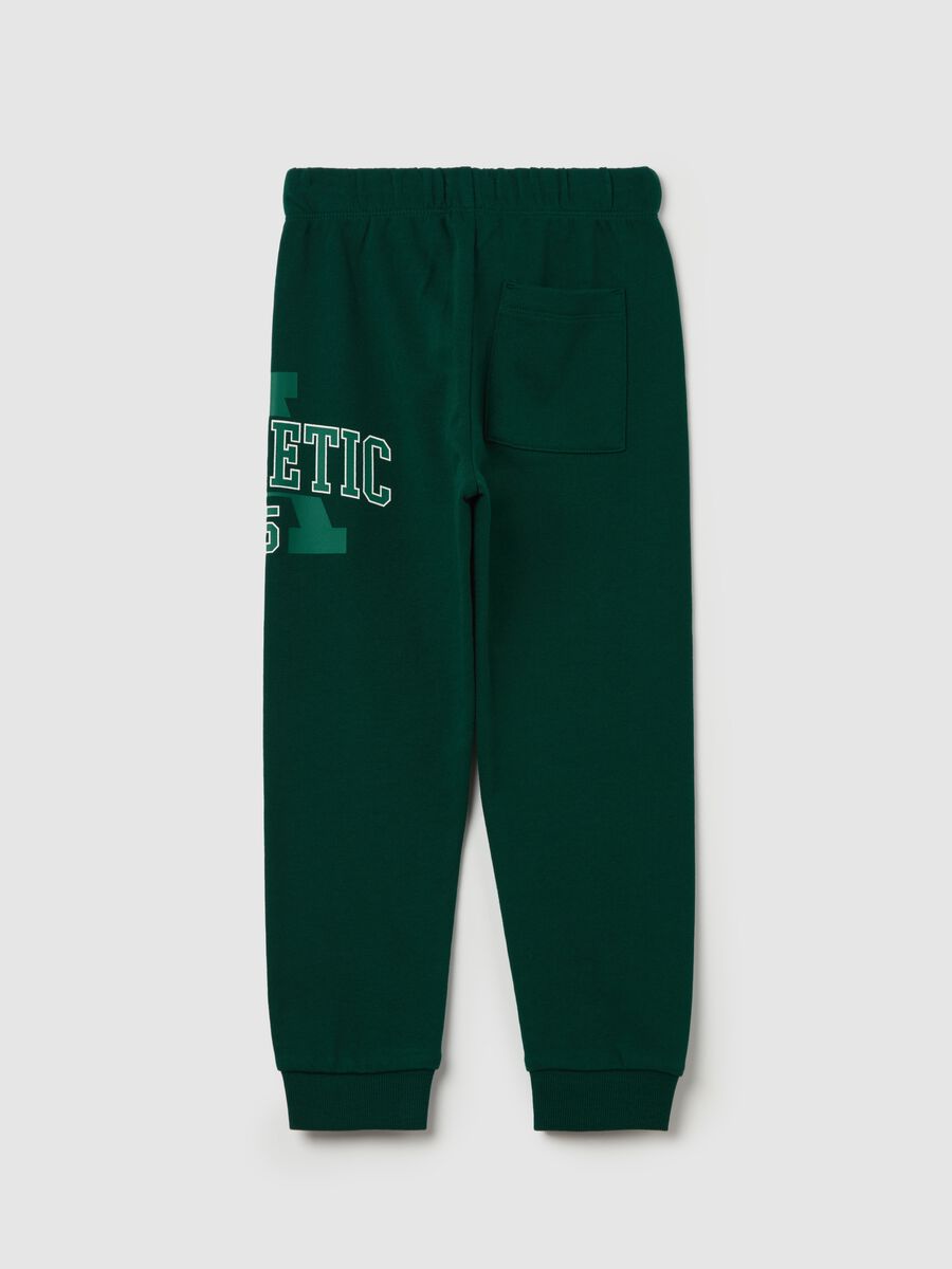 Joggers with drawstring and "ATHLETIC 25” print_1