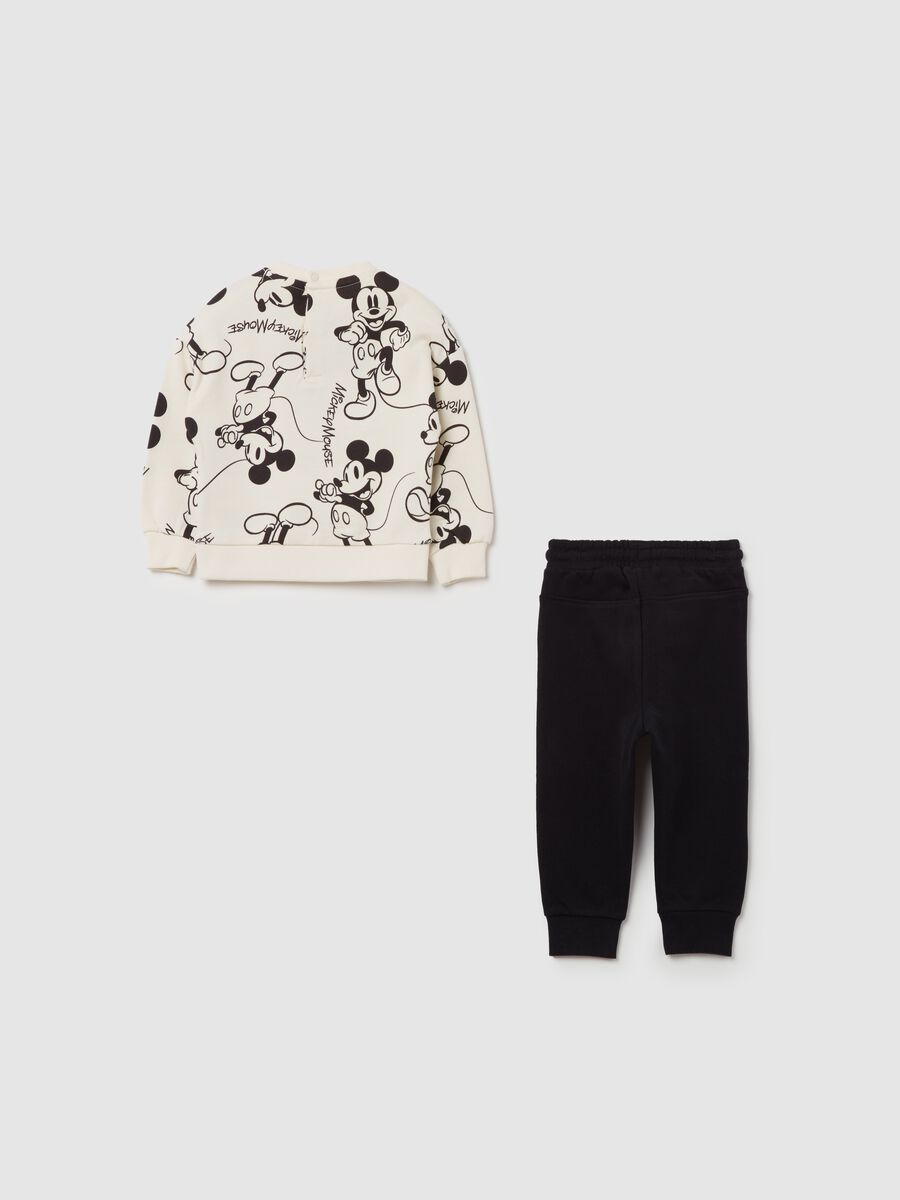 Cotton jogging set with Mickey Mouse print_1