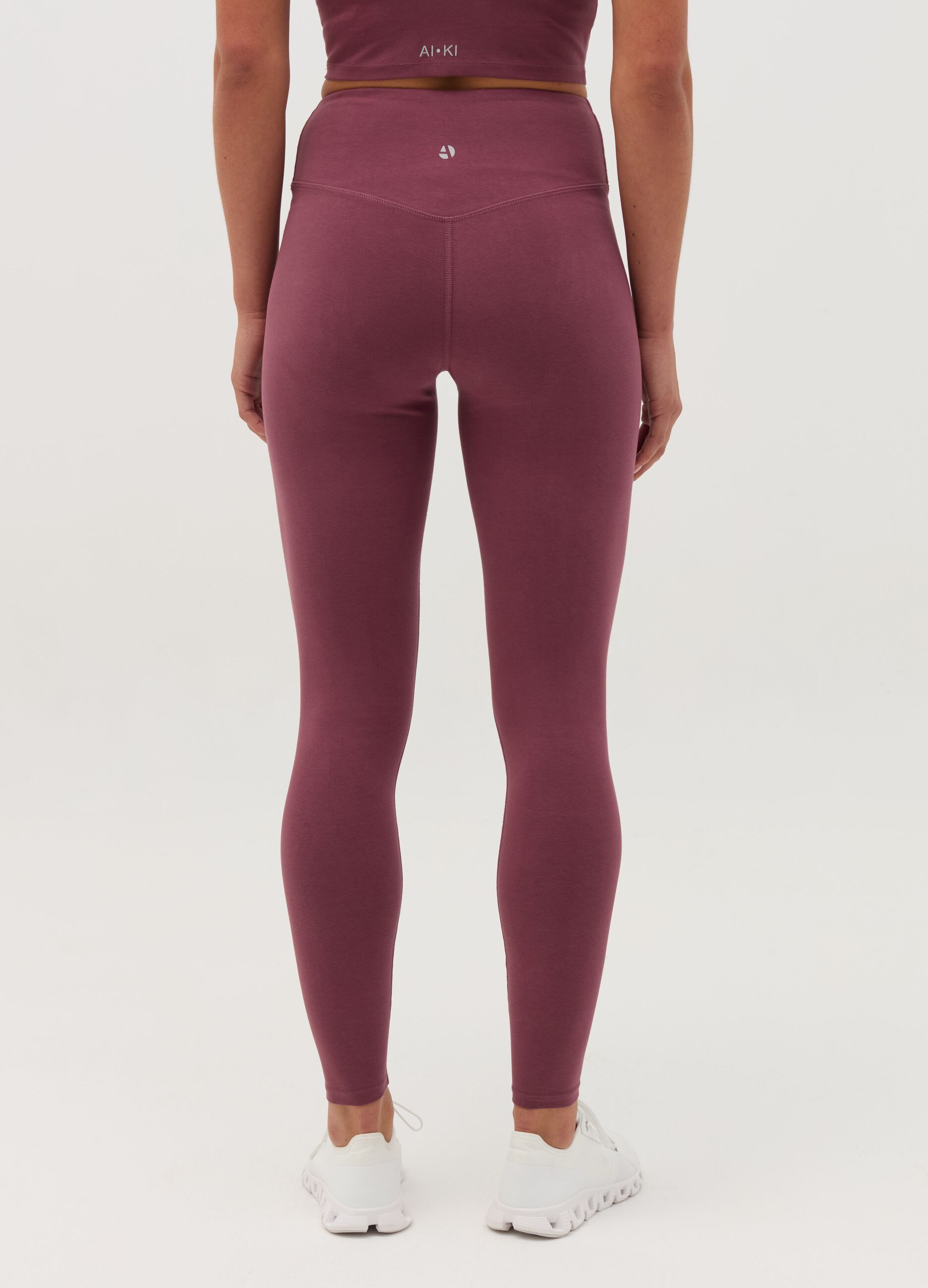 AI•KI stretch organic cotton leggings