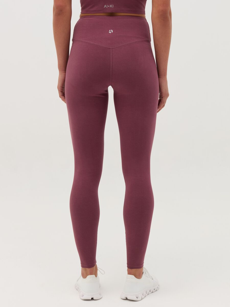 AI•KI stretch organic cotton leggings_3