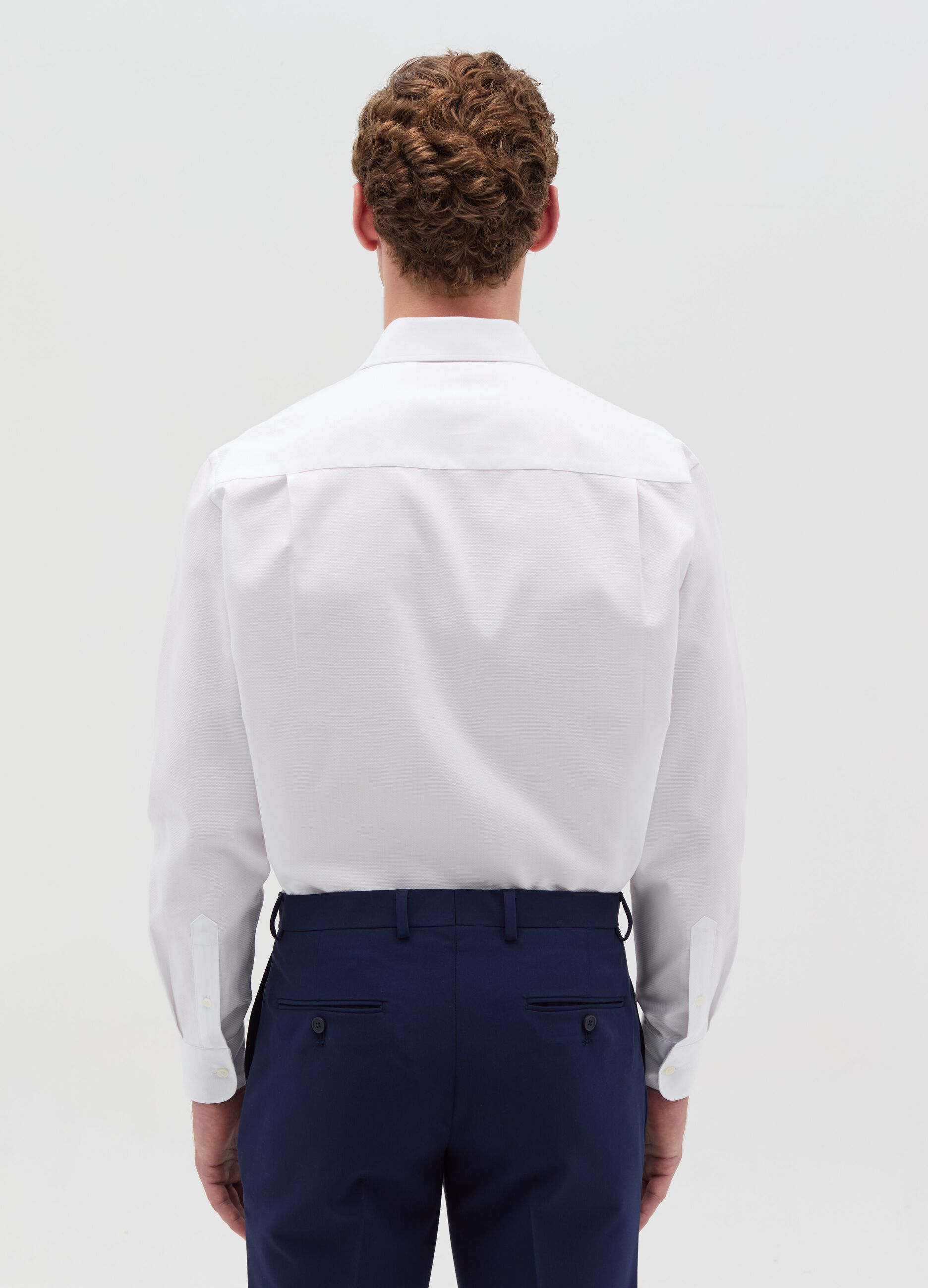 Regular-fit easy-iron shirt