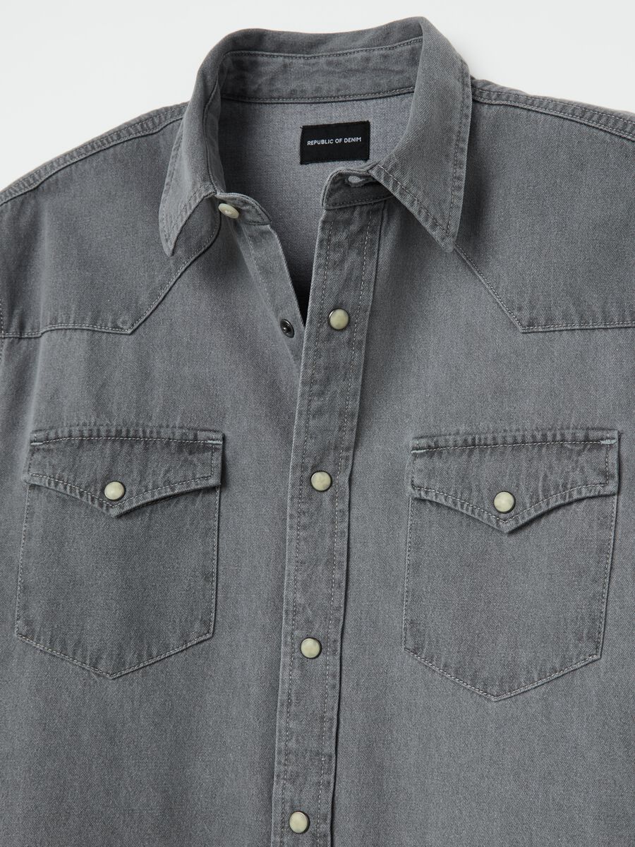 Cowboy shirt in denim_5