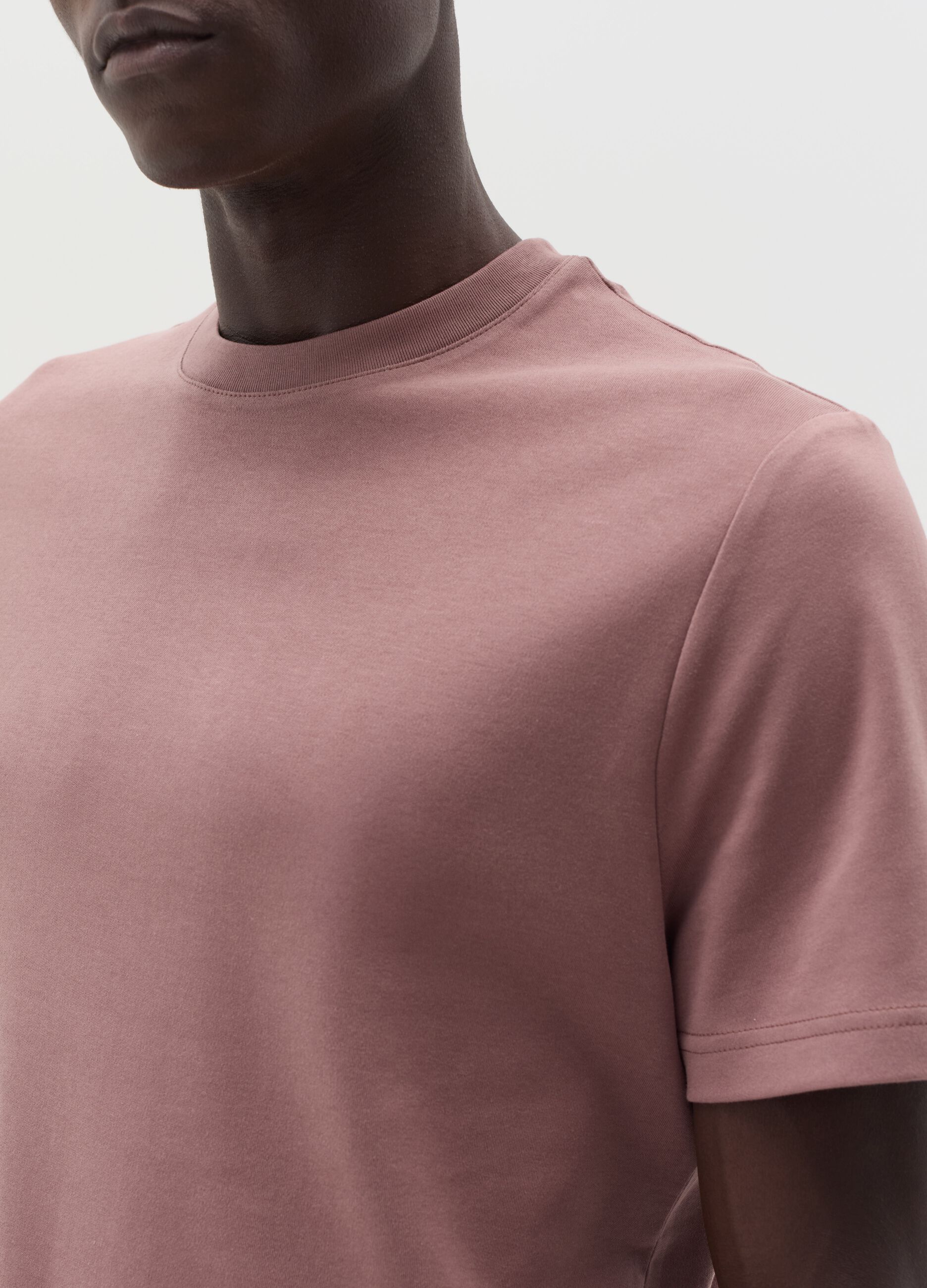 Interlock cotton T-shirt