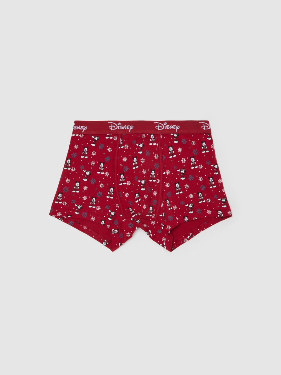 Boxer shorts with all-over Christmas Mickey mouse print_0