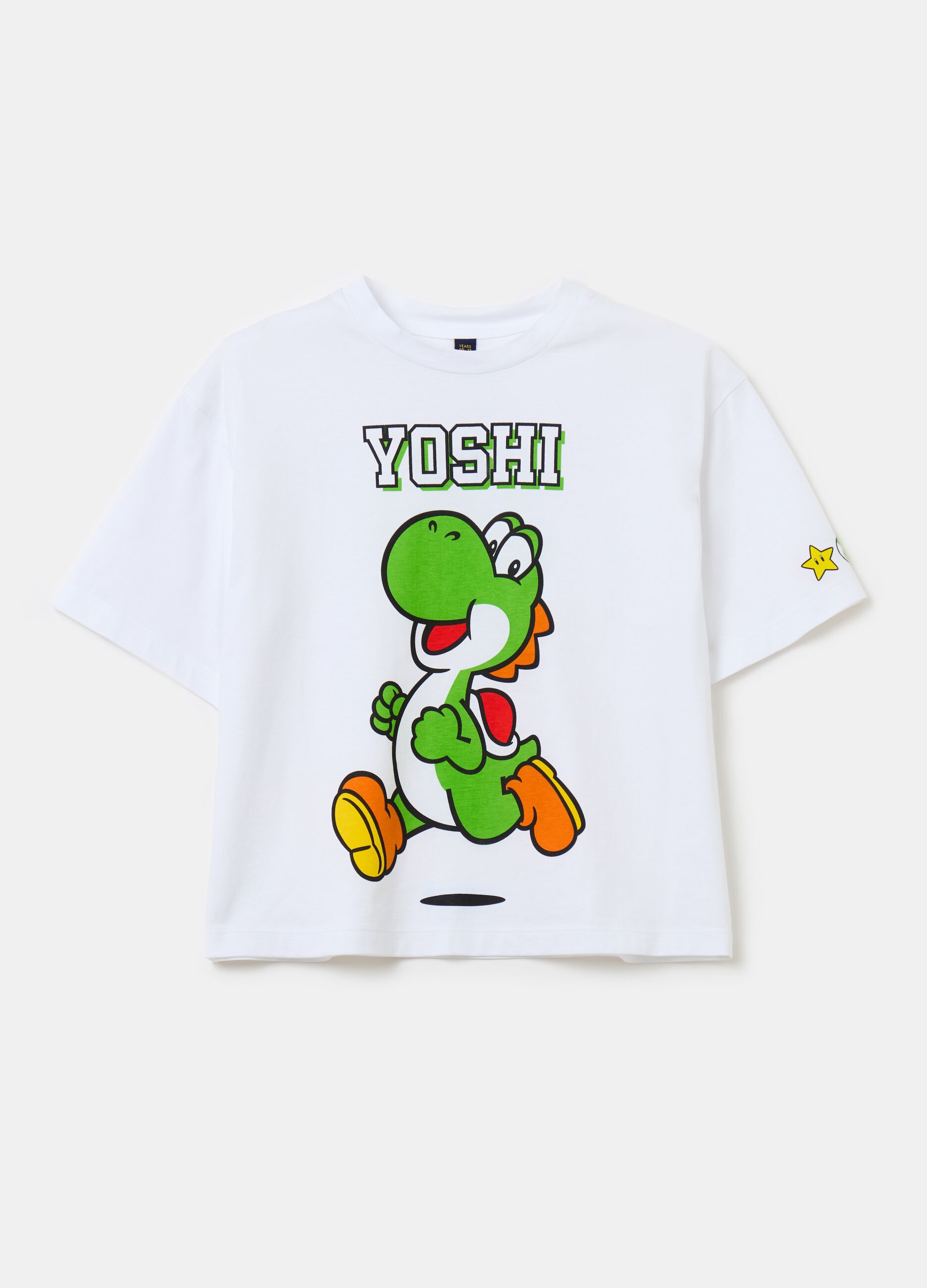 Cotton T-shirt with Yoshi print