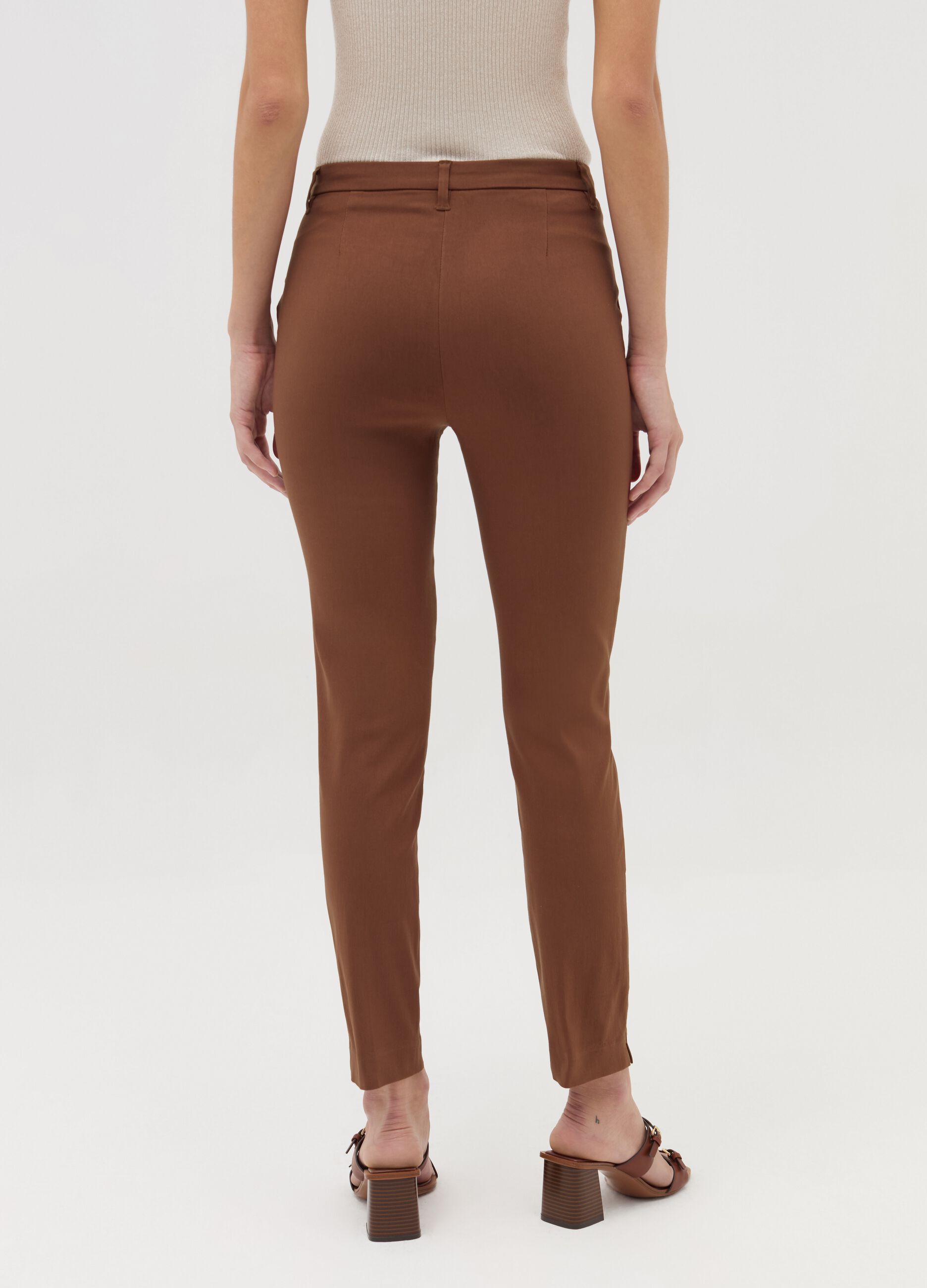 Stretch chino trousers