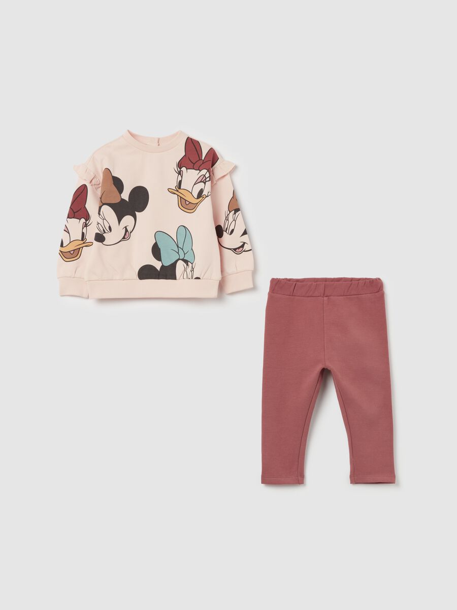 Minnie Mouse and Daisy Duck jogging set in organic cotton_0