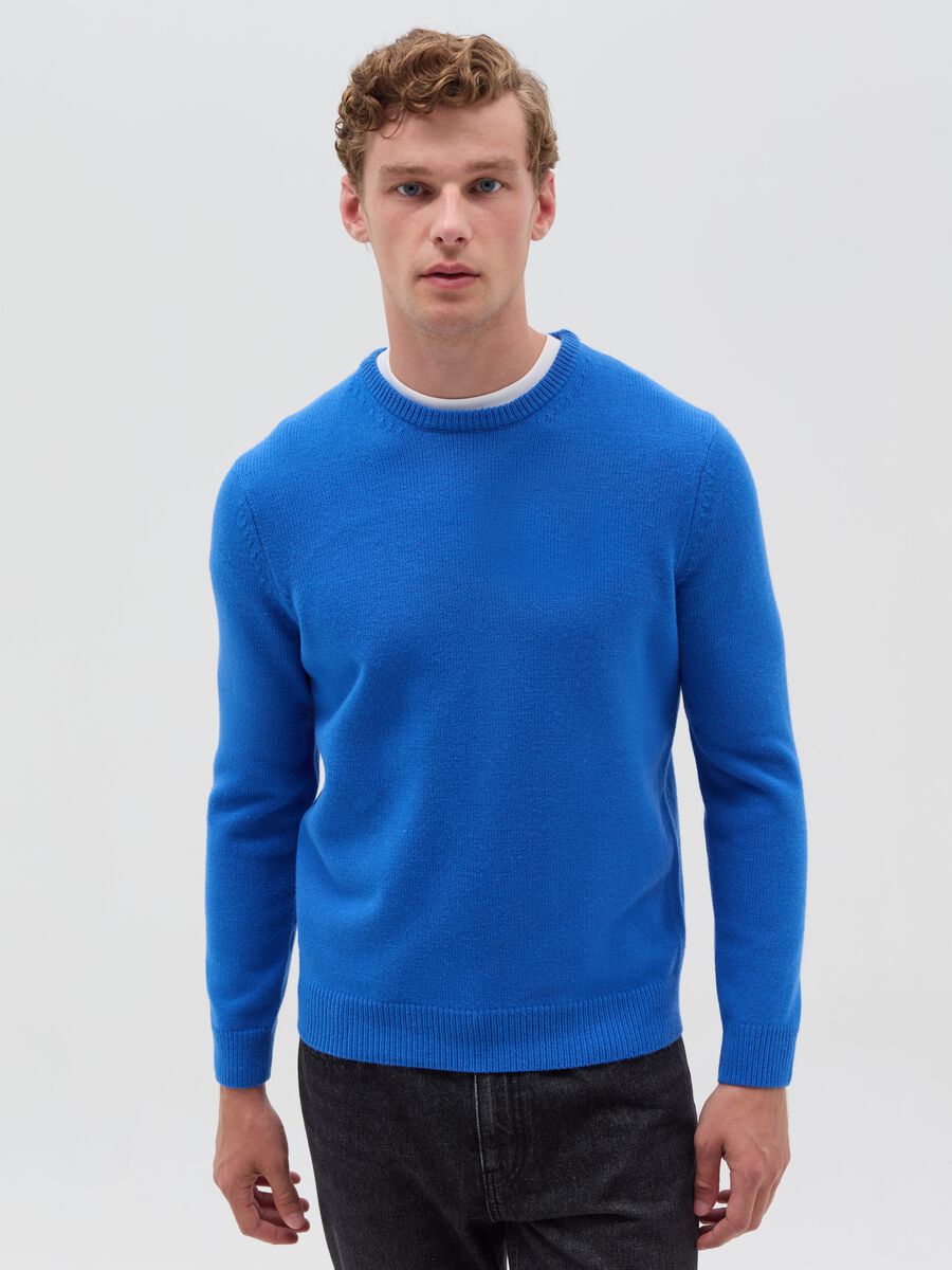 Round neck pullover_2