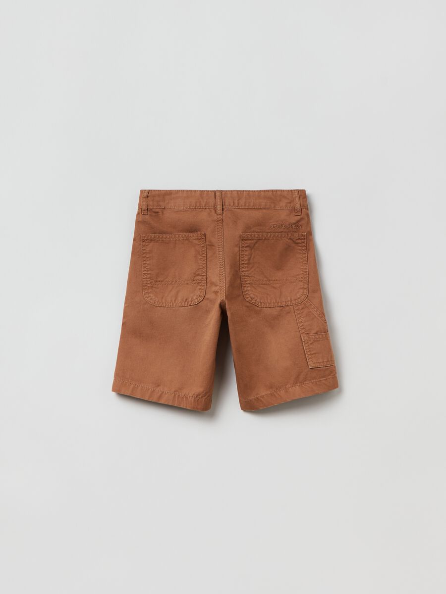 Carpenter Bermuda shorts in cotton_1