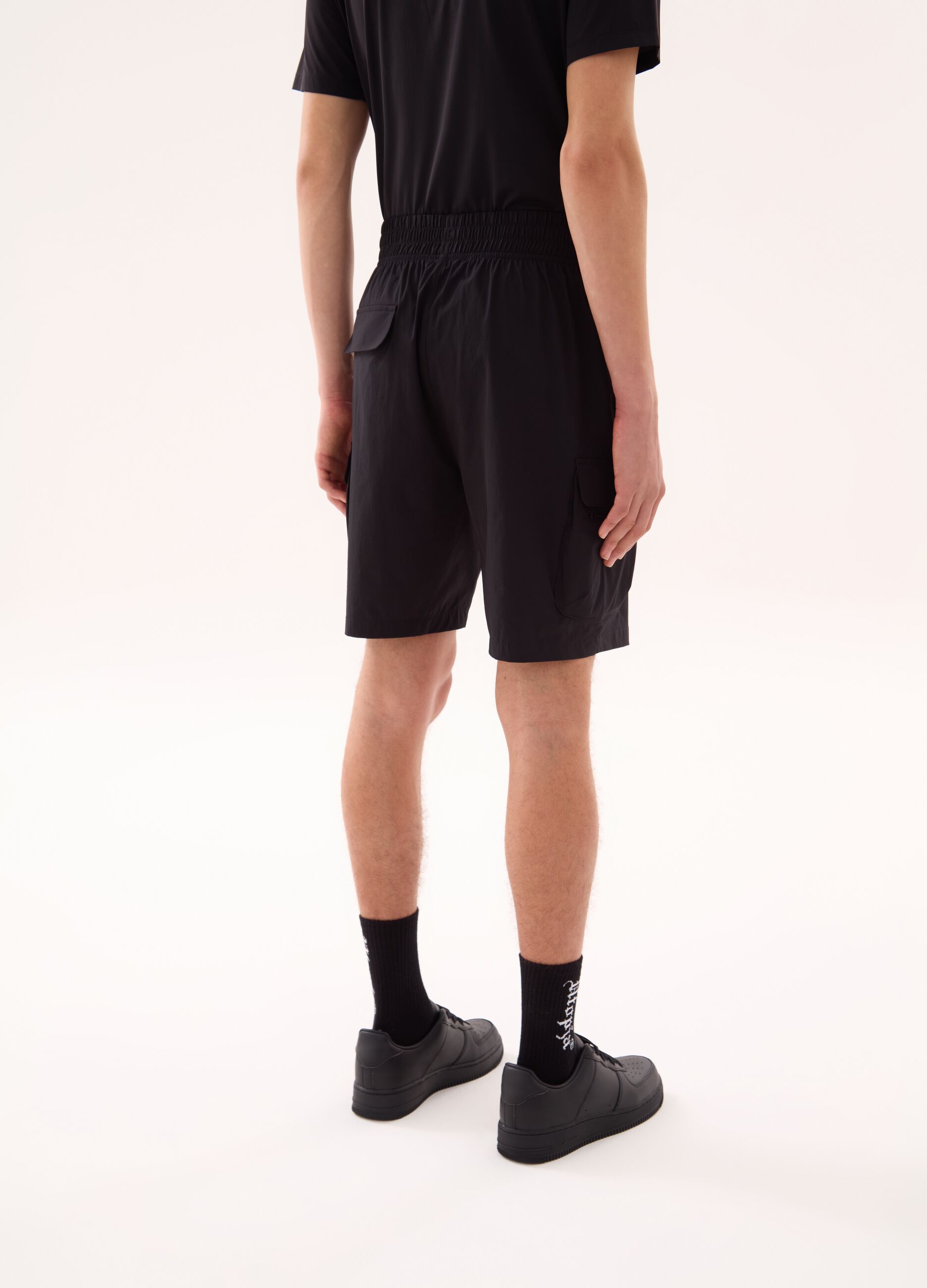 Technical Cargo Shorts Black