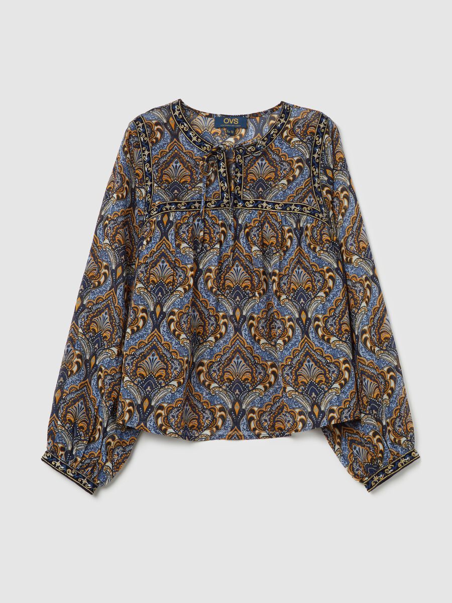 Blouse with paisley pattern_4