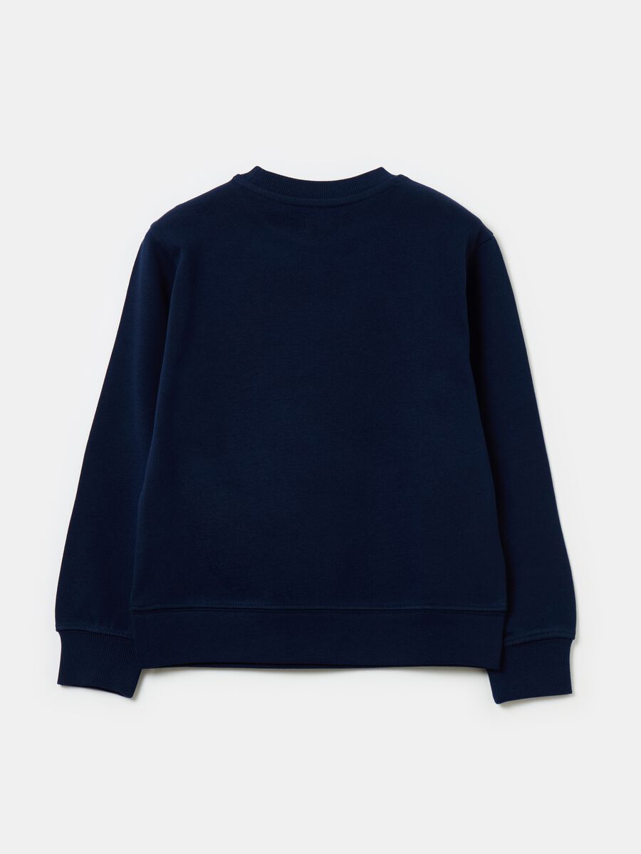 Solid colour sweatshirt in French terry_1