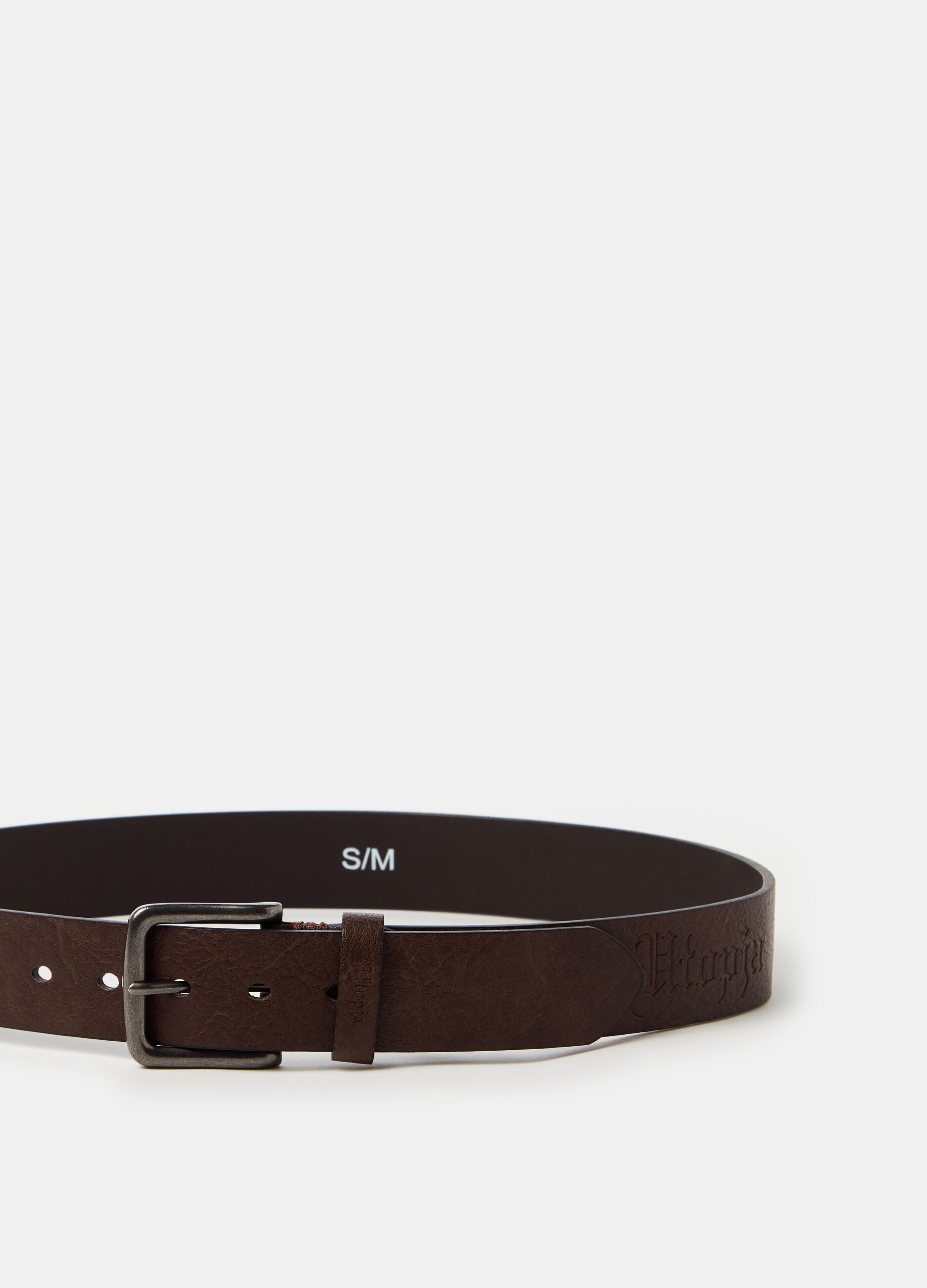 Logo Belt Brown