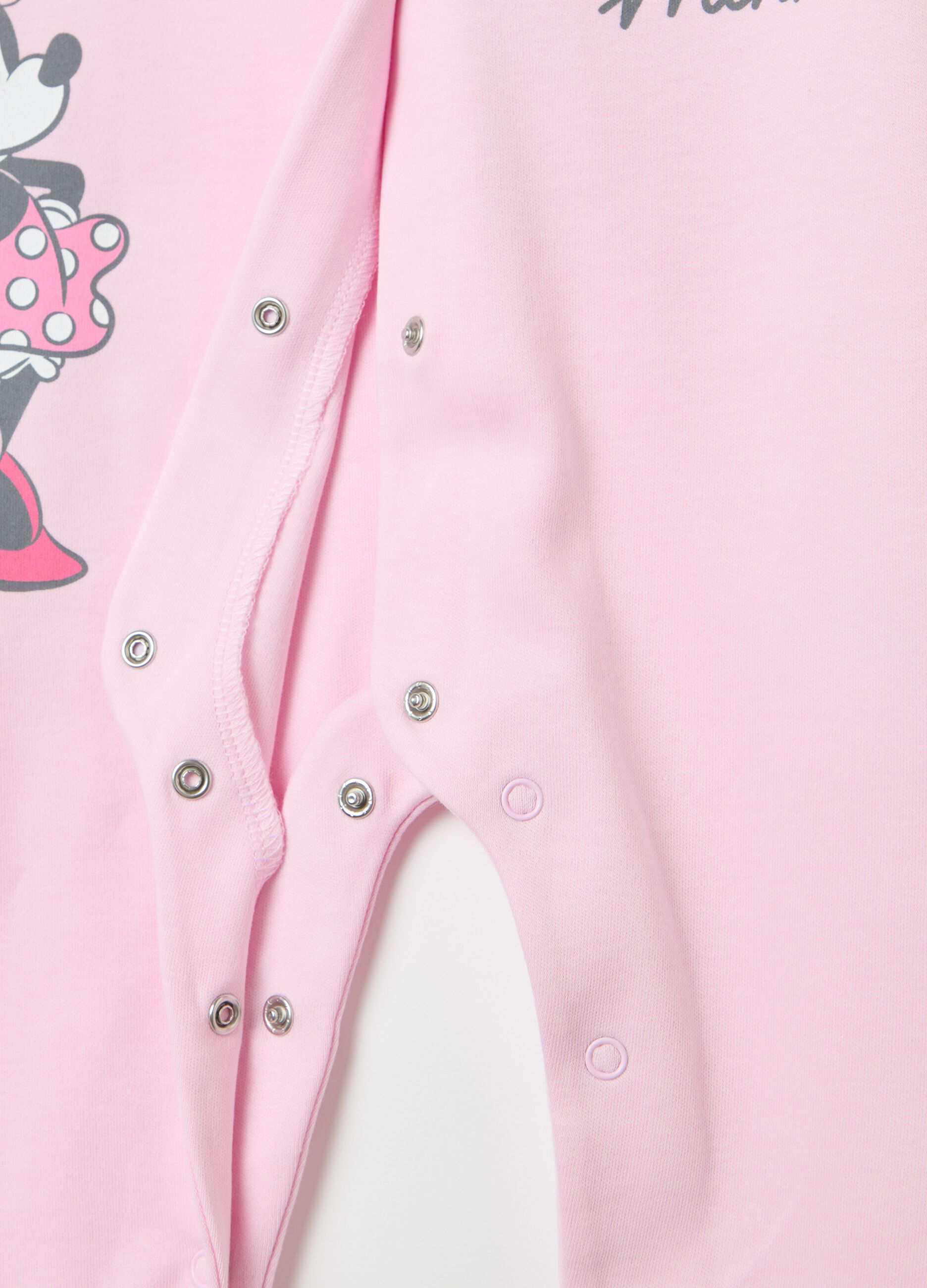 Two-pack onesies in organic cotton with Minnie Mouse print