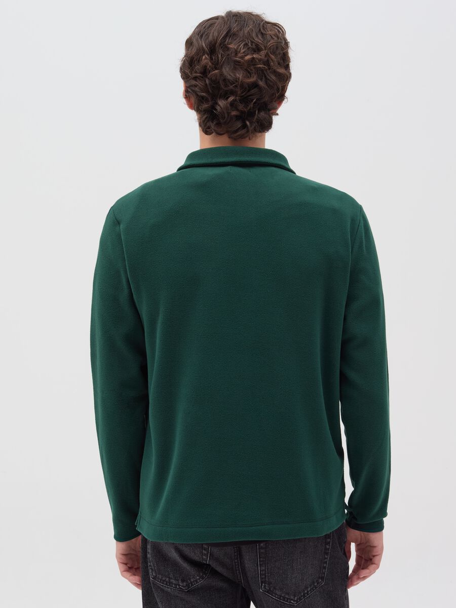 Half-zip sweatshirt in fleece_3