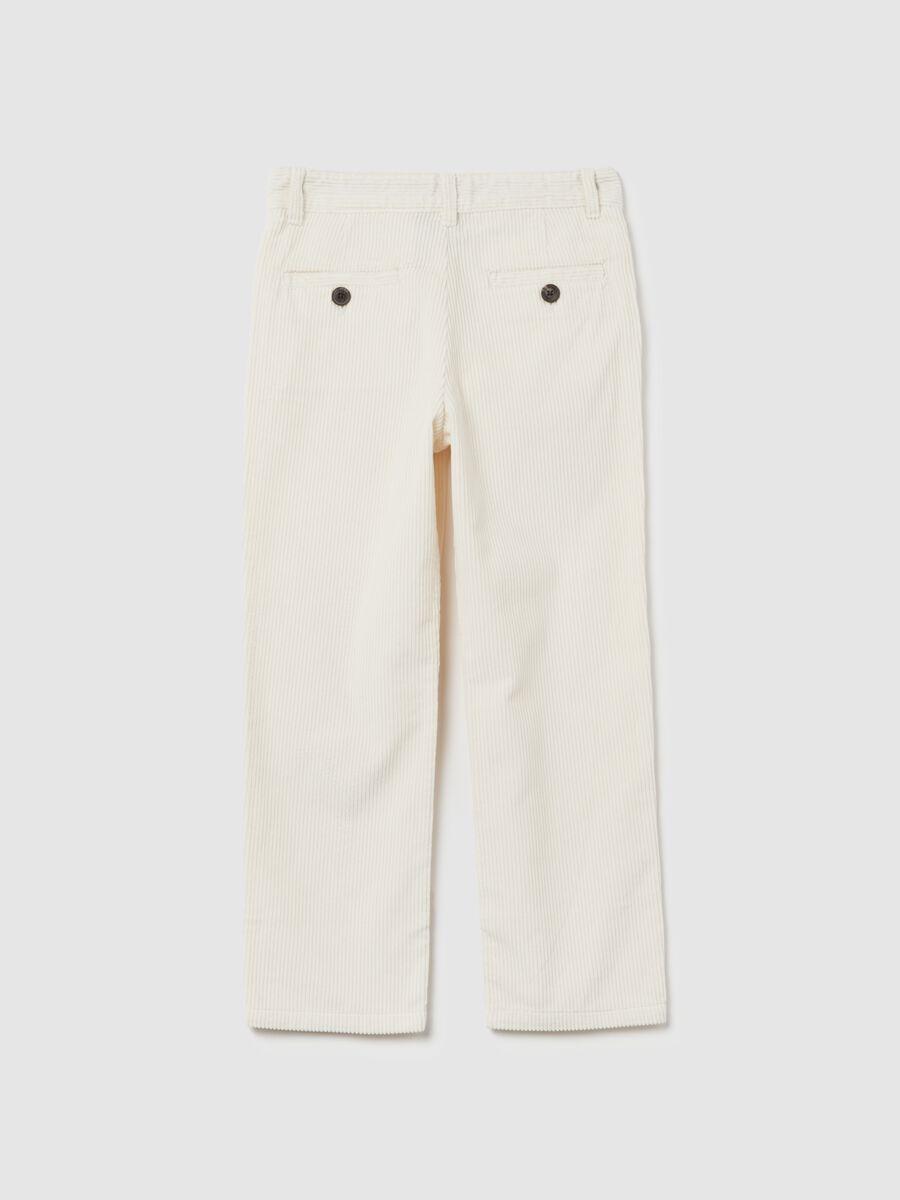 Corduroy chino trousers_4