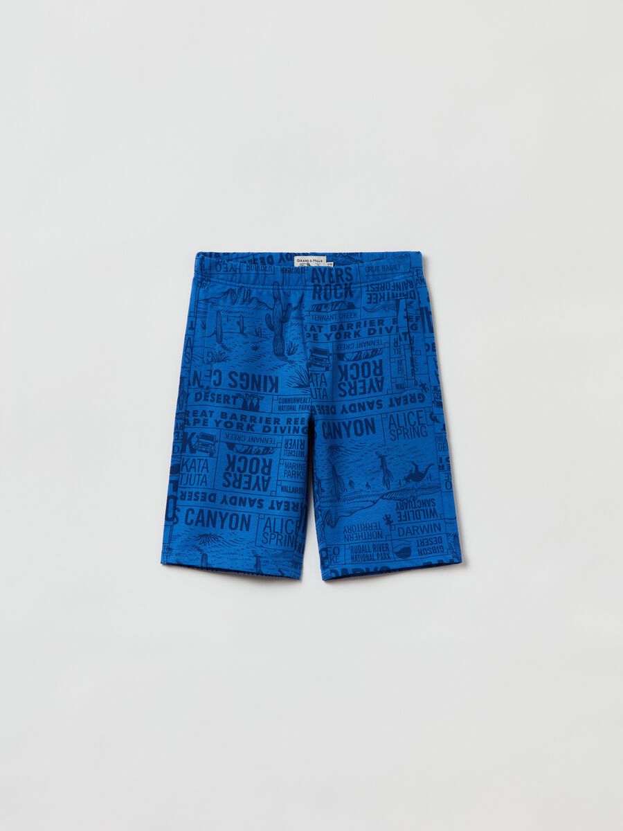 Grand&Hills cotton shorts with print_0