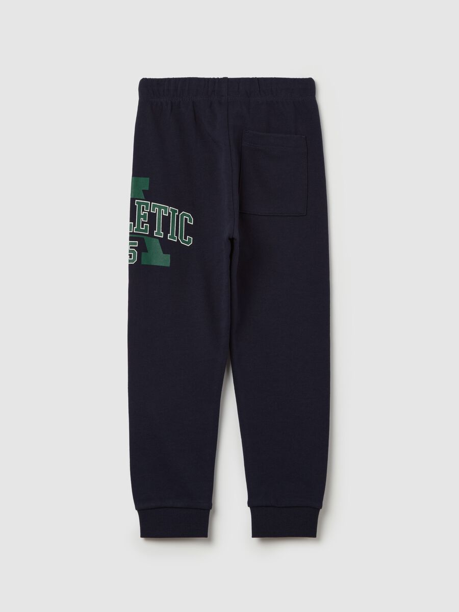 Joggers with drawstring and "ATHLETIC 25” print_1