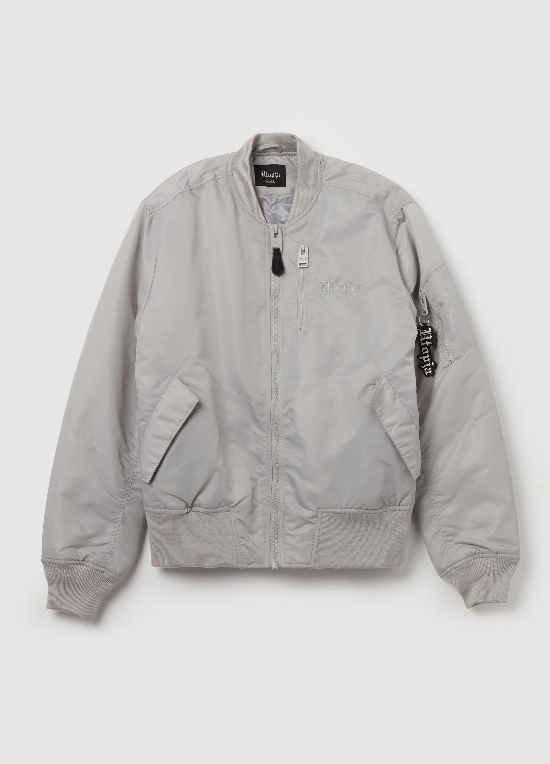 Perfect Bomber Jacket Light Grey