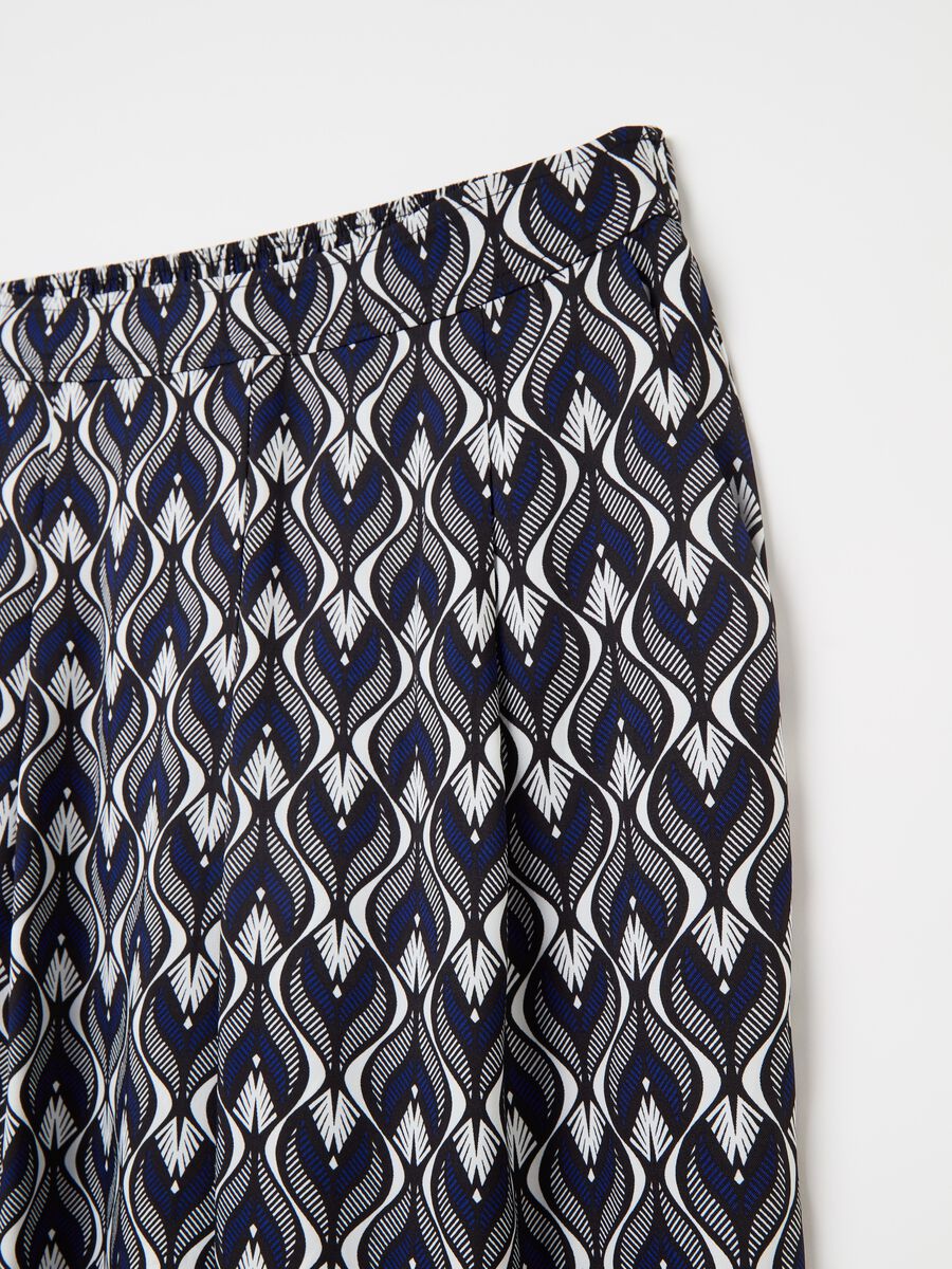 Relaxed-fit trousers with pattern print_5