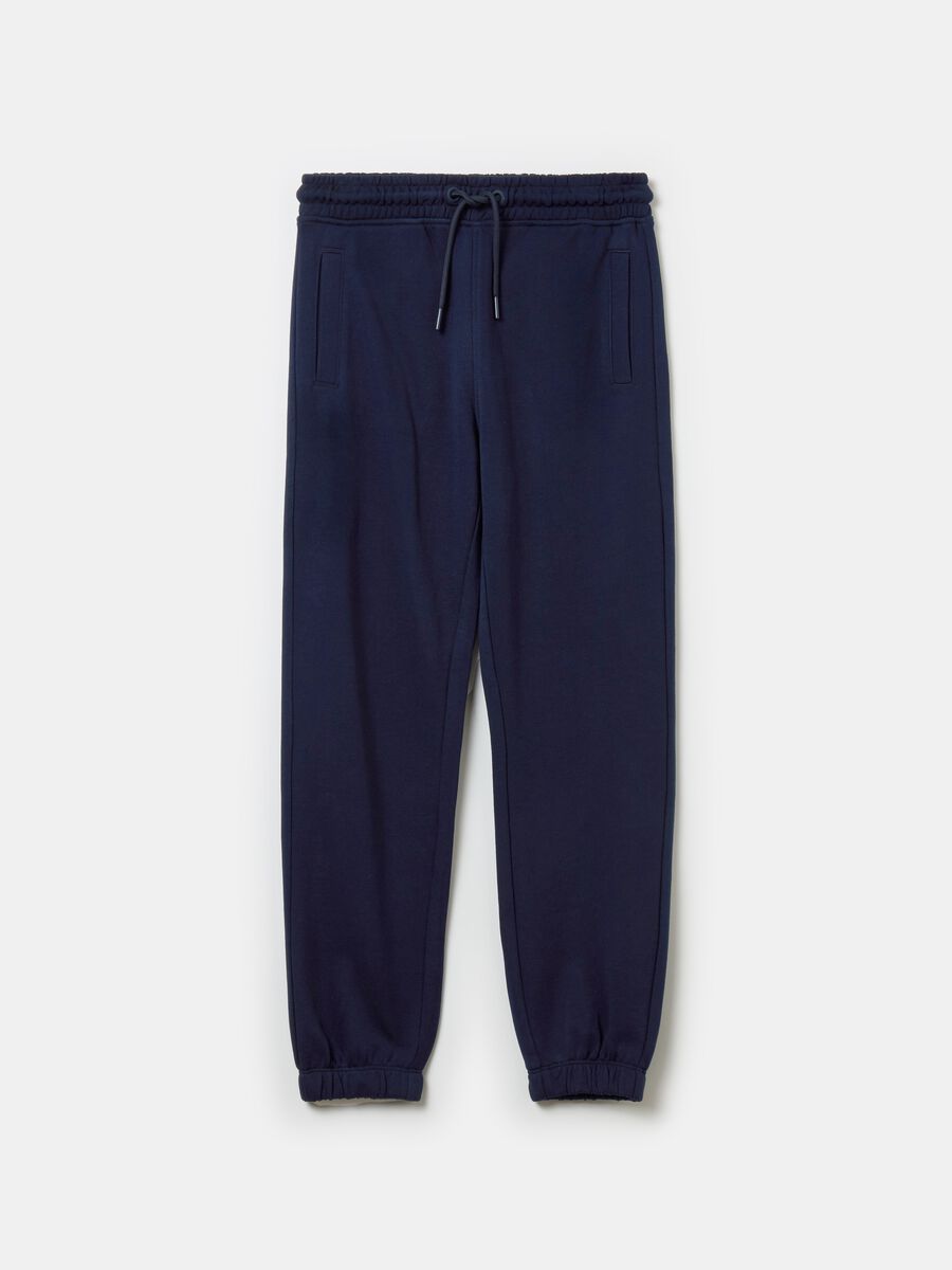 Essential joggers in organic cotton with drawstring_3