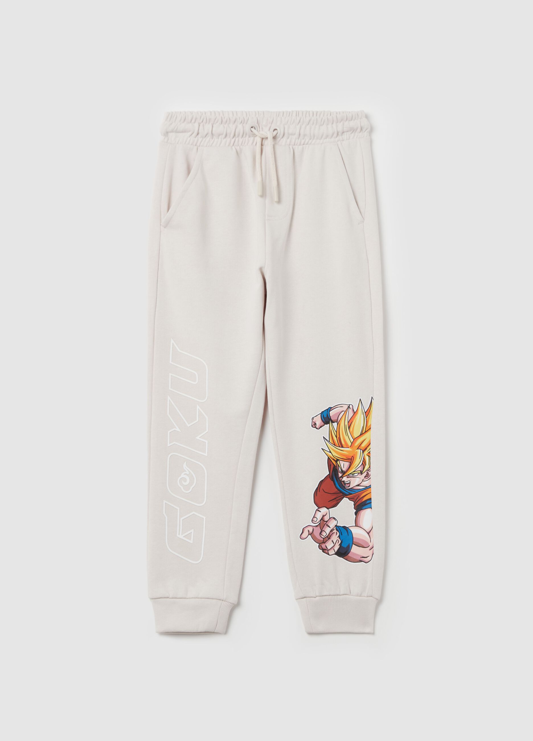 Joggers con coulisse e stampa Dragon Ball Z