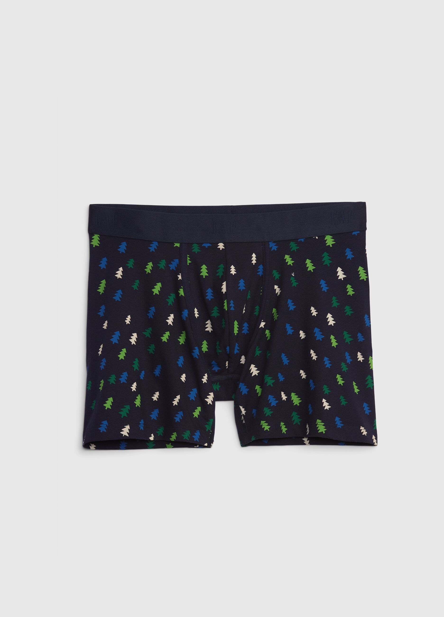 Boxer shorts with polka dot pattern