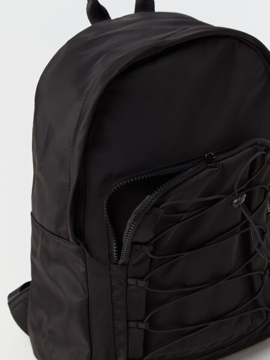 Nylon backpack with pocket_2