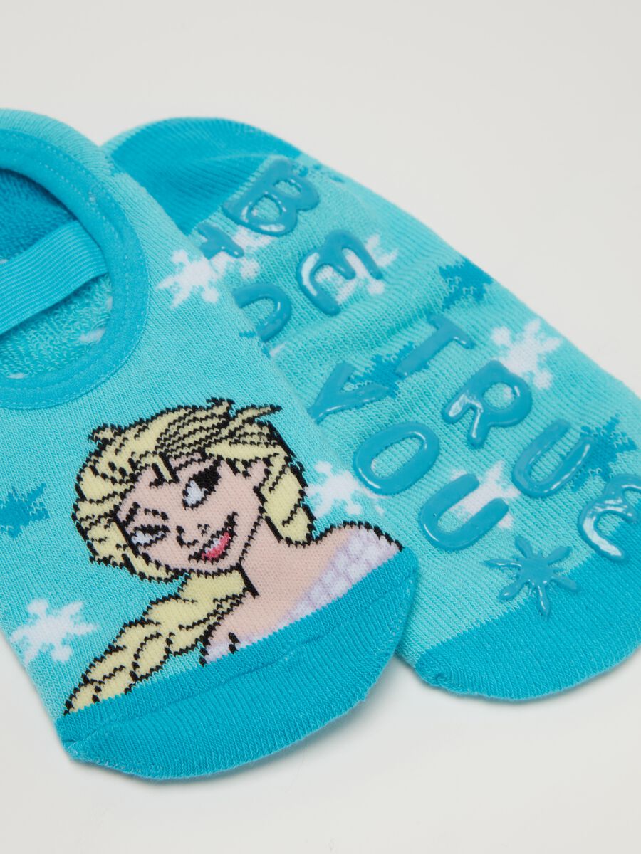 Two-pair pack slipper socks with Elsa design_2