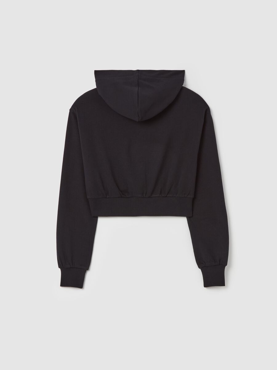 Crop fleece with hood and zip_1