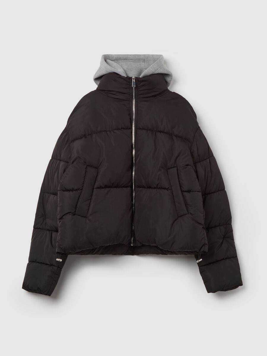 Crop down jacket with REPREVE® padding_4