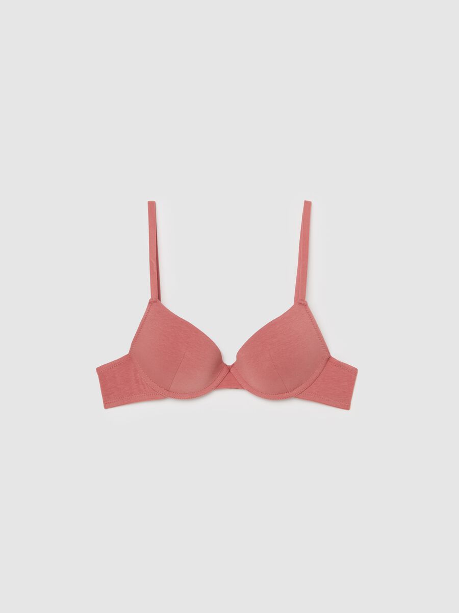 Push-up bra in organic cotton_0