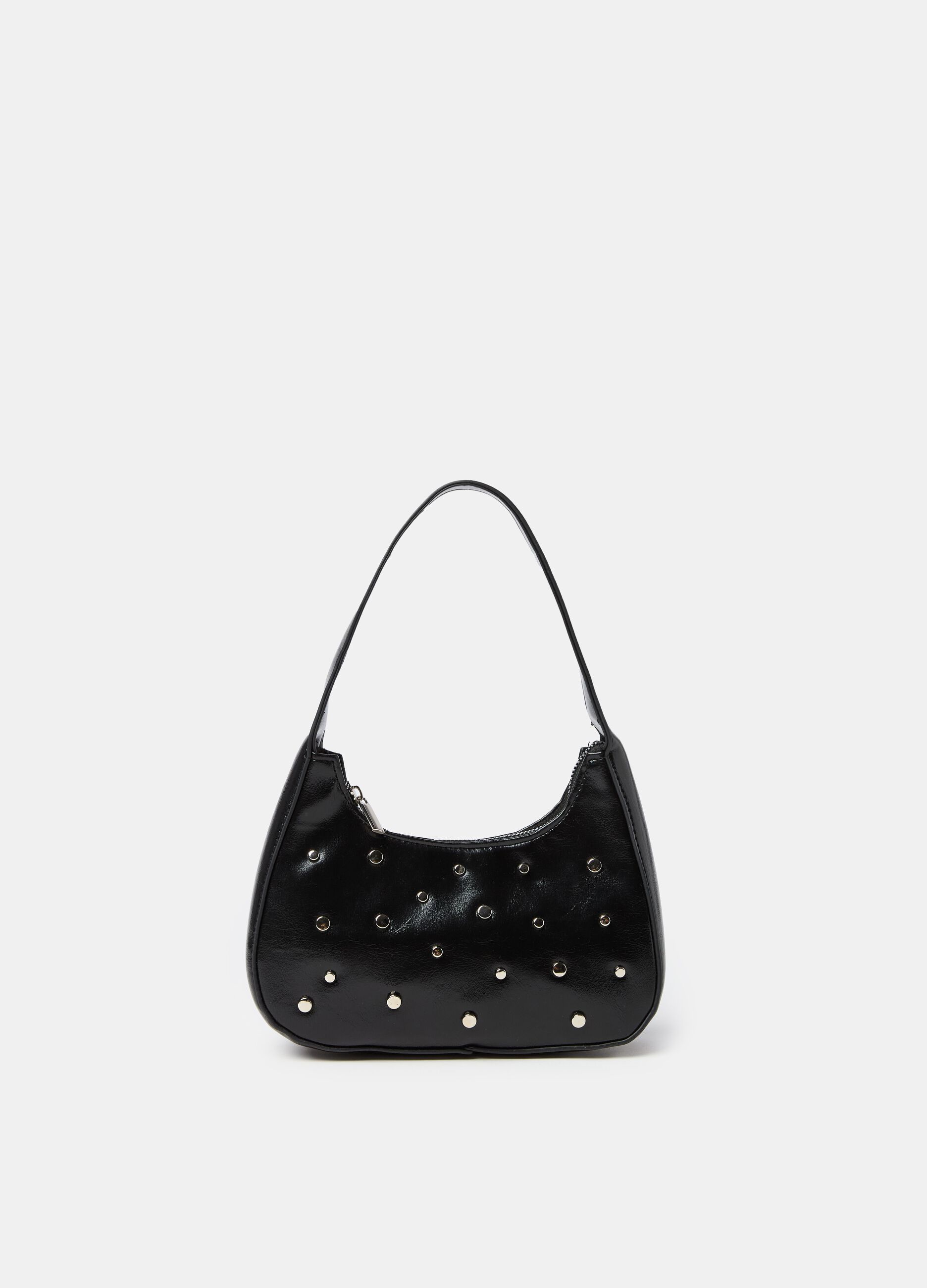 Mini hobo bag with studs