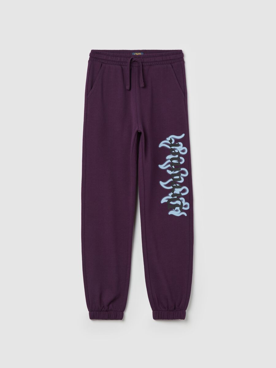 Joggers with gothic "Dreamer" print_0