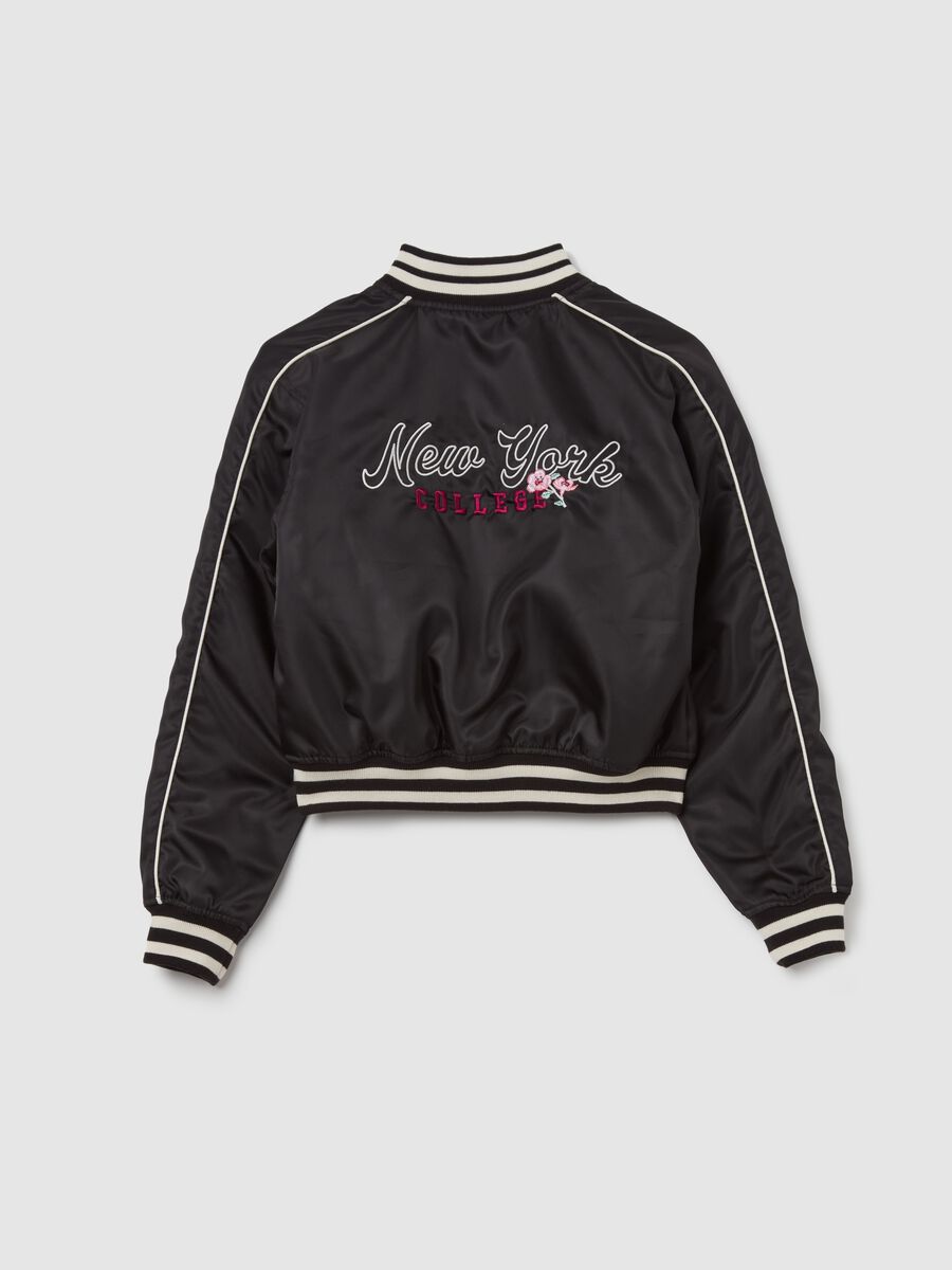 Bomber jacket with "New York College" embroidery_1