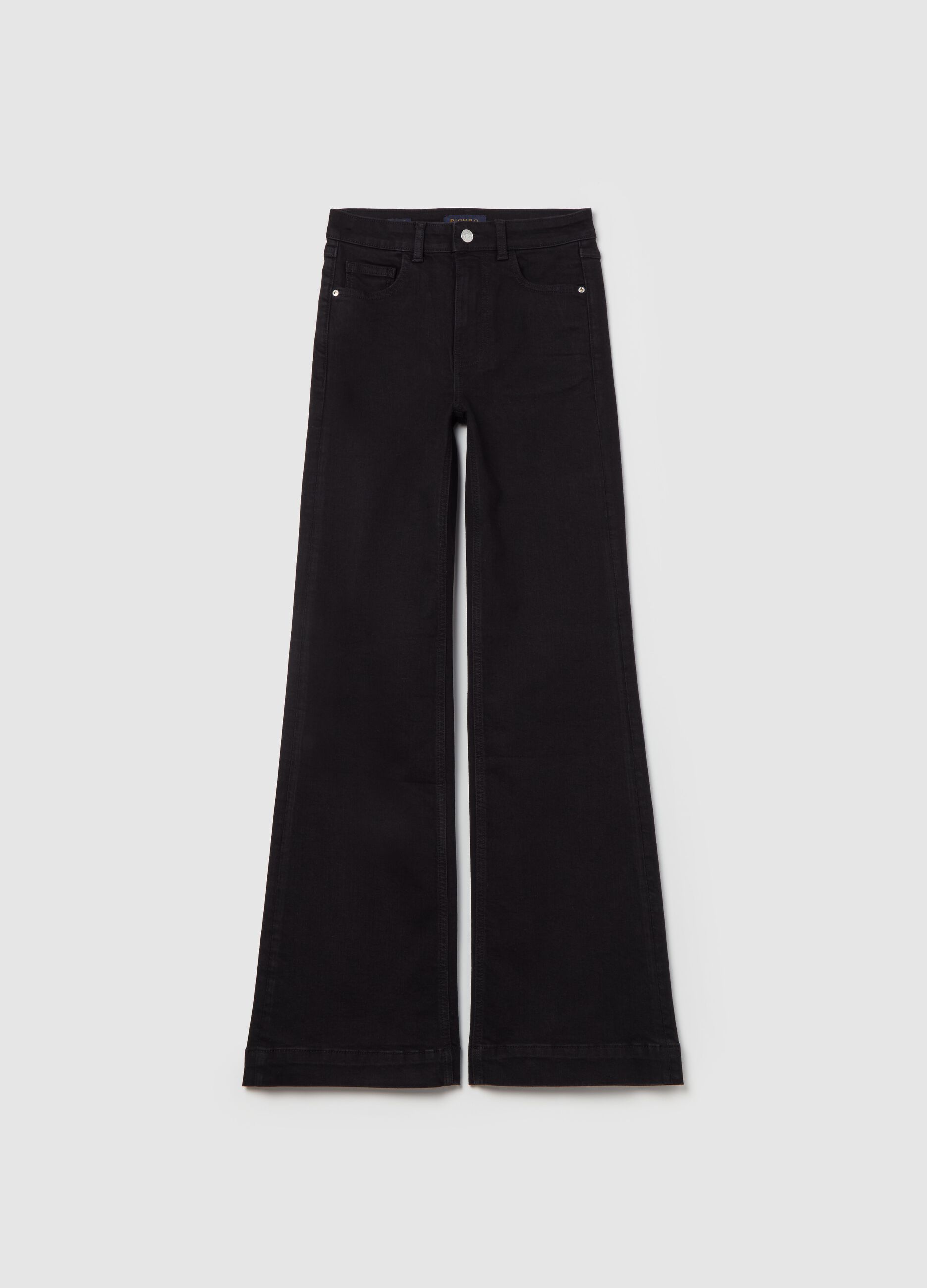 Bootcut-fit jeans with high waist