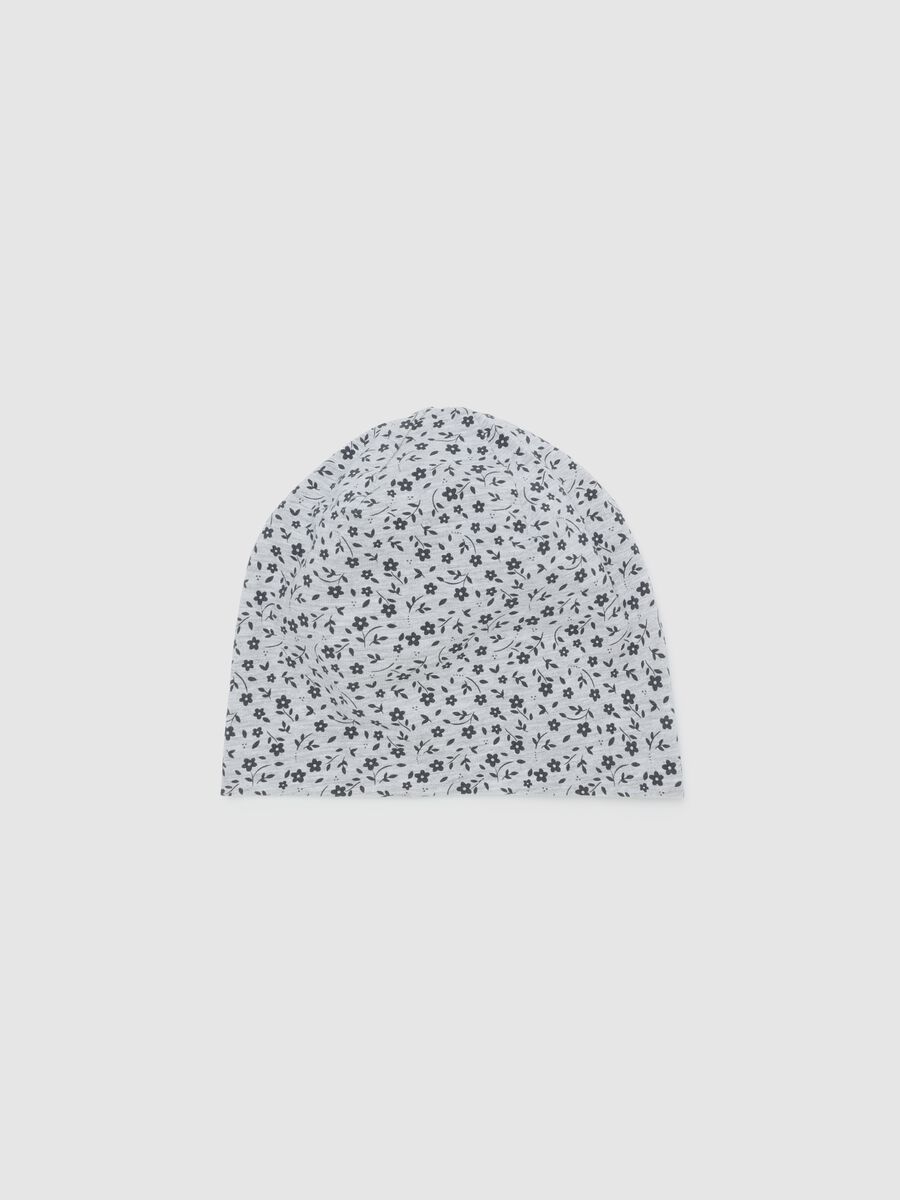 Floral hat in organic cotton_0