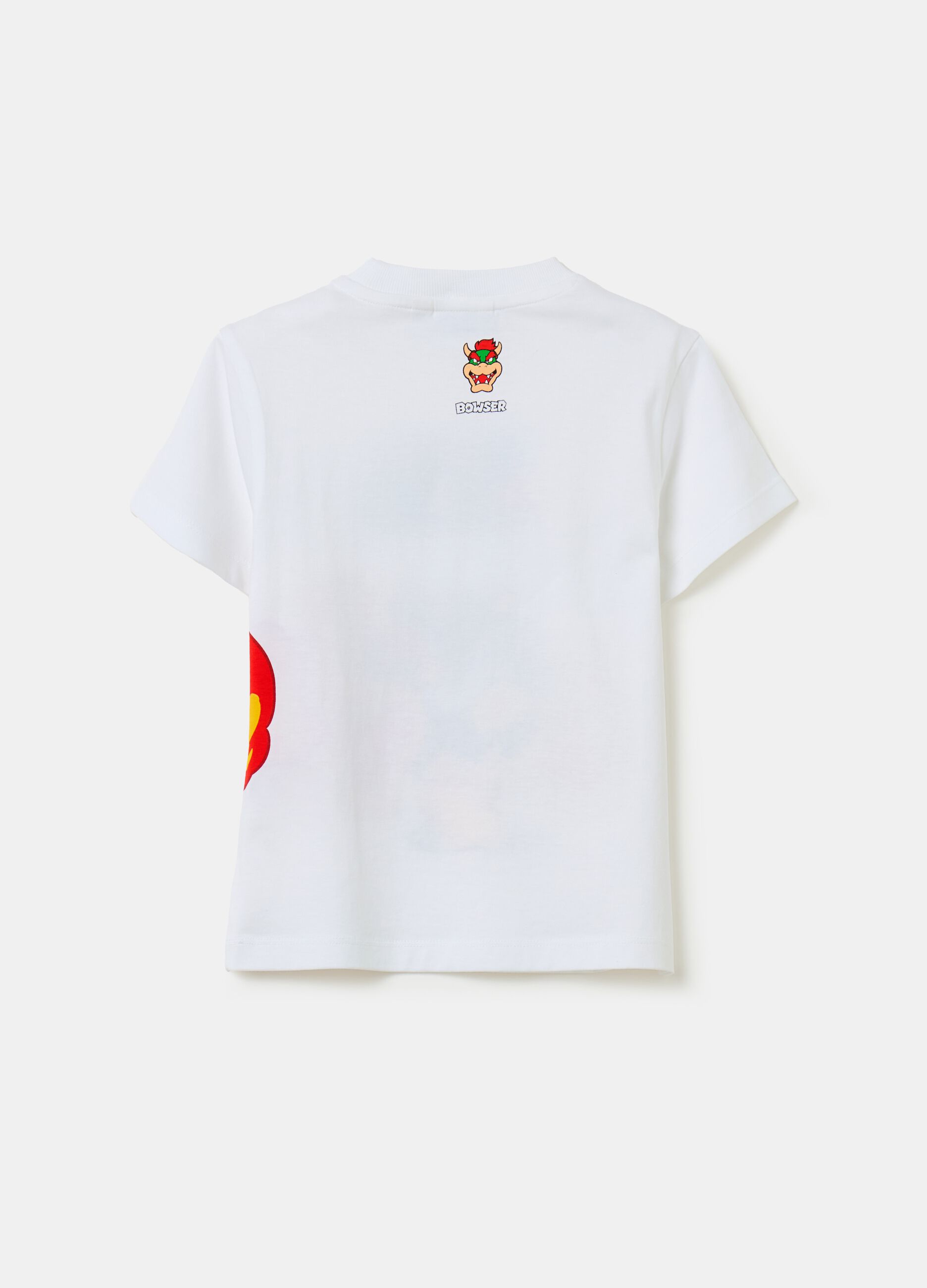 T-shirt in cotone con stampa Bowser