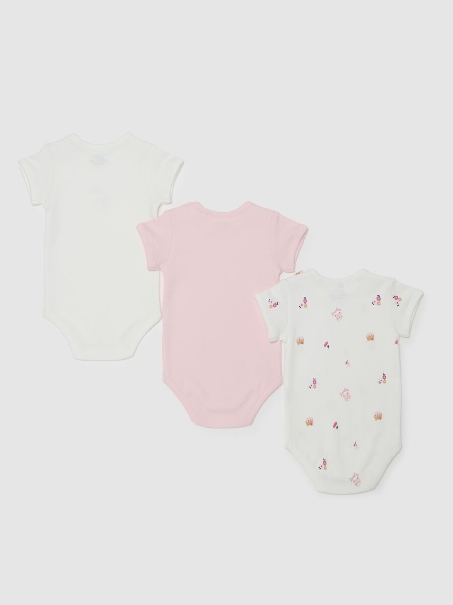 Three-pack bodysuits in organic cotton with print_1