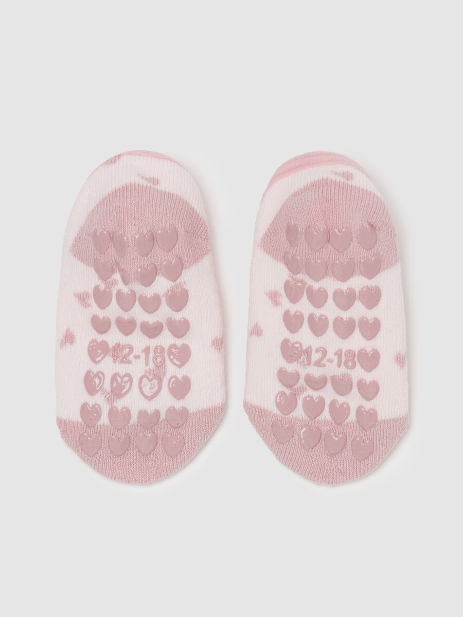 Slipper socks with teddy bear design_0