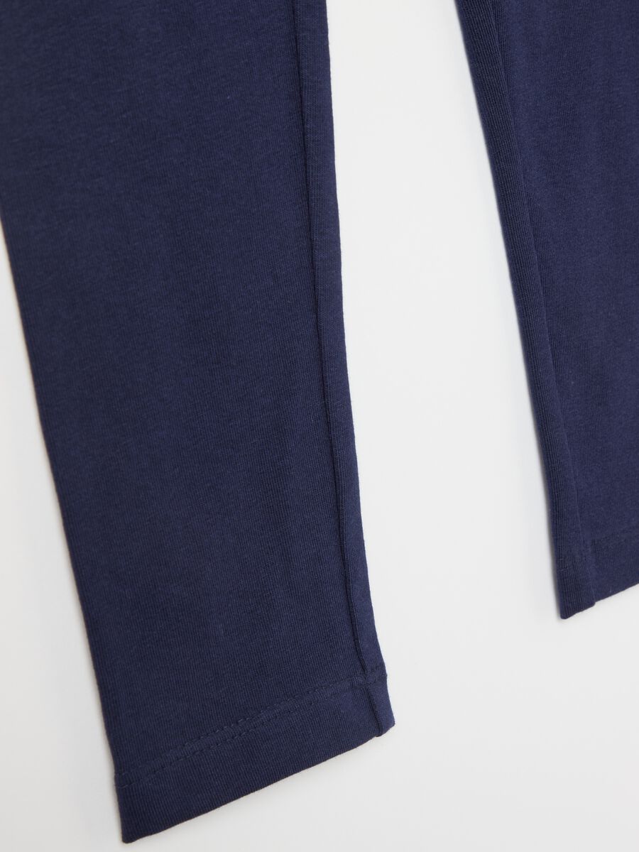 Two-pack leggings in stretch cotton_3